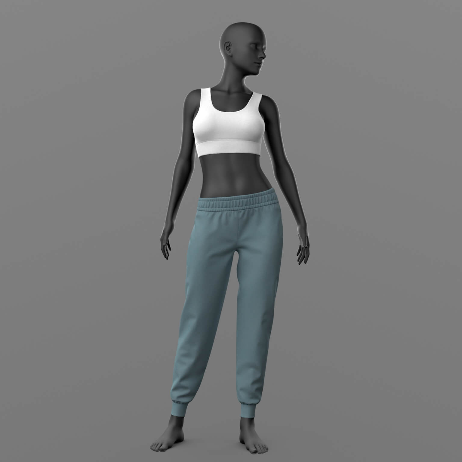 Sweatpants and Top G8 Female Daz Content