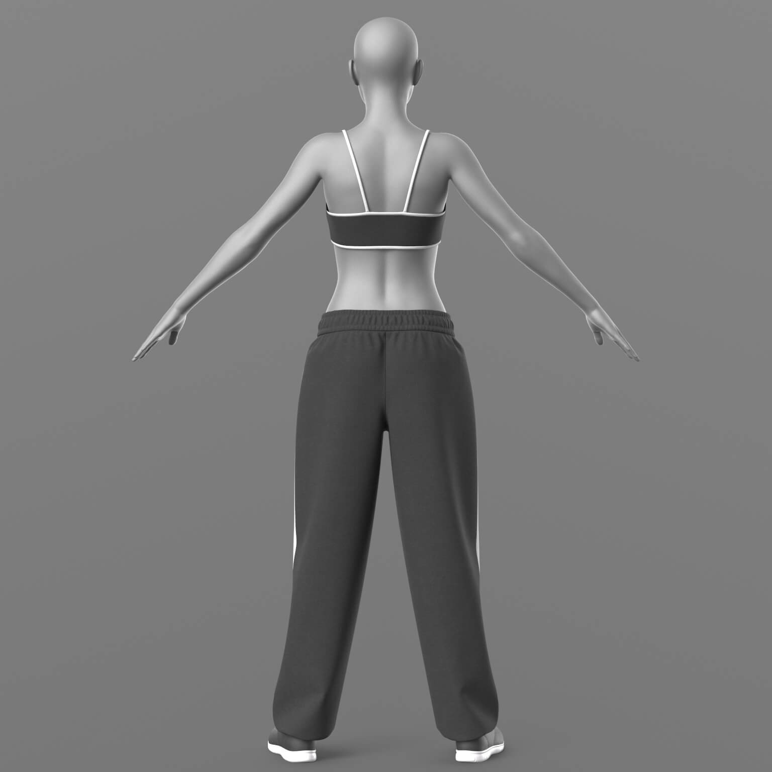 Sweatpants Top 2v Sneakers 2v G8 Female Daz Content