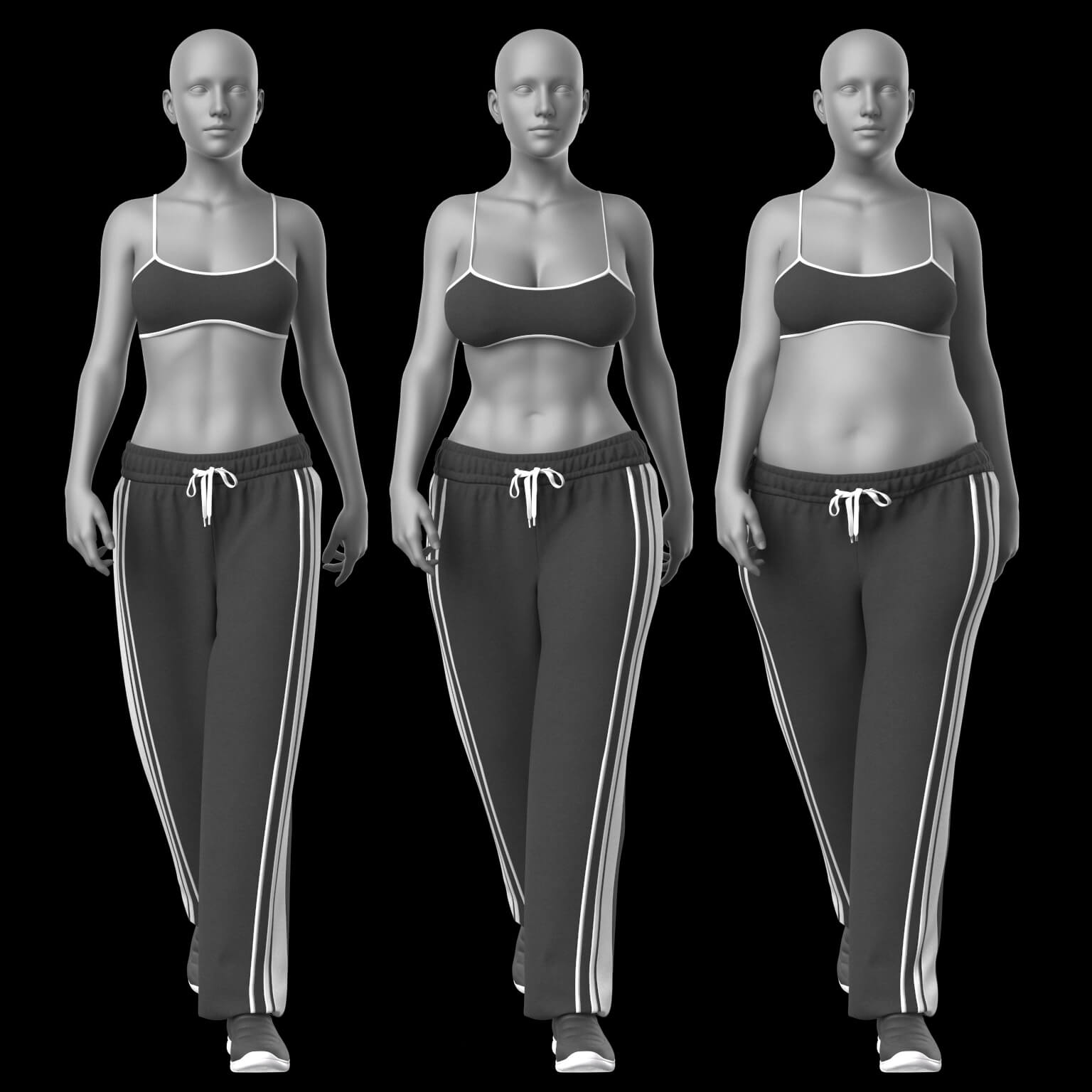 Sweatpants Top 2v Sneakers 2v G8 Female Daz Content