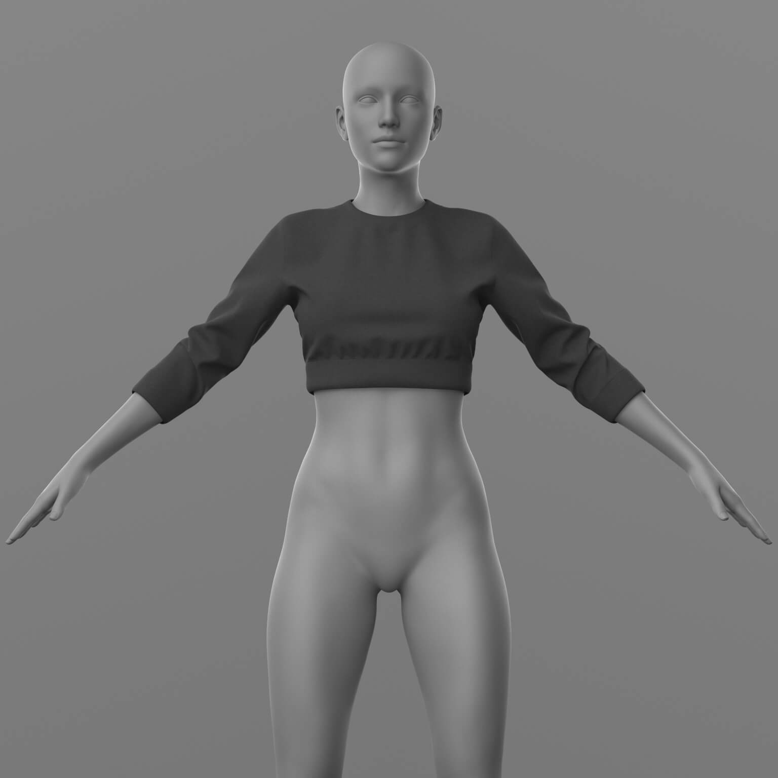 Sweatshirt Short G8 Female Daz Content