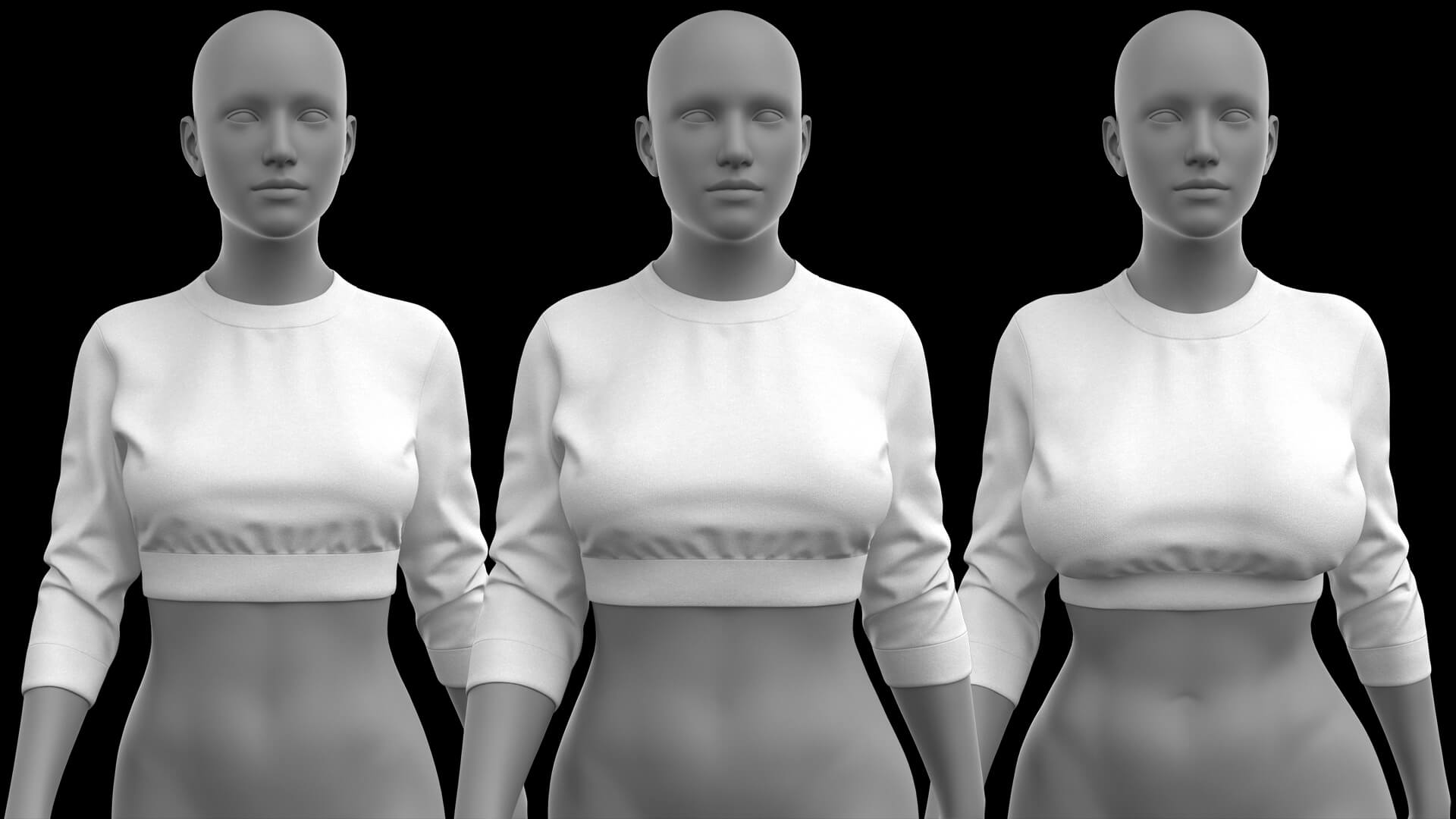Sweatshirt Short G8 Female Daz Content