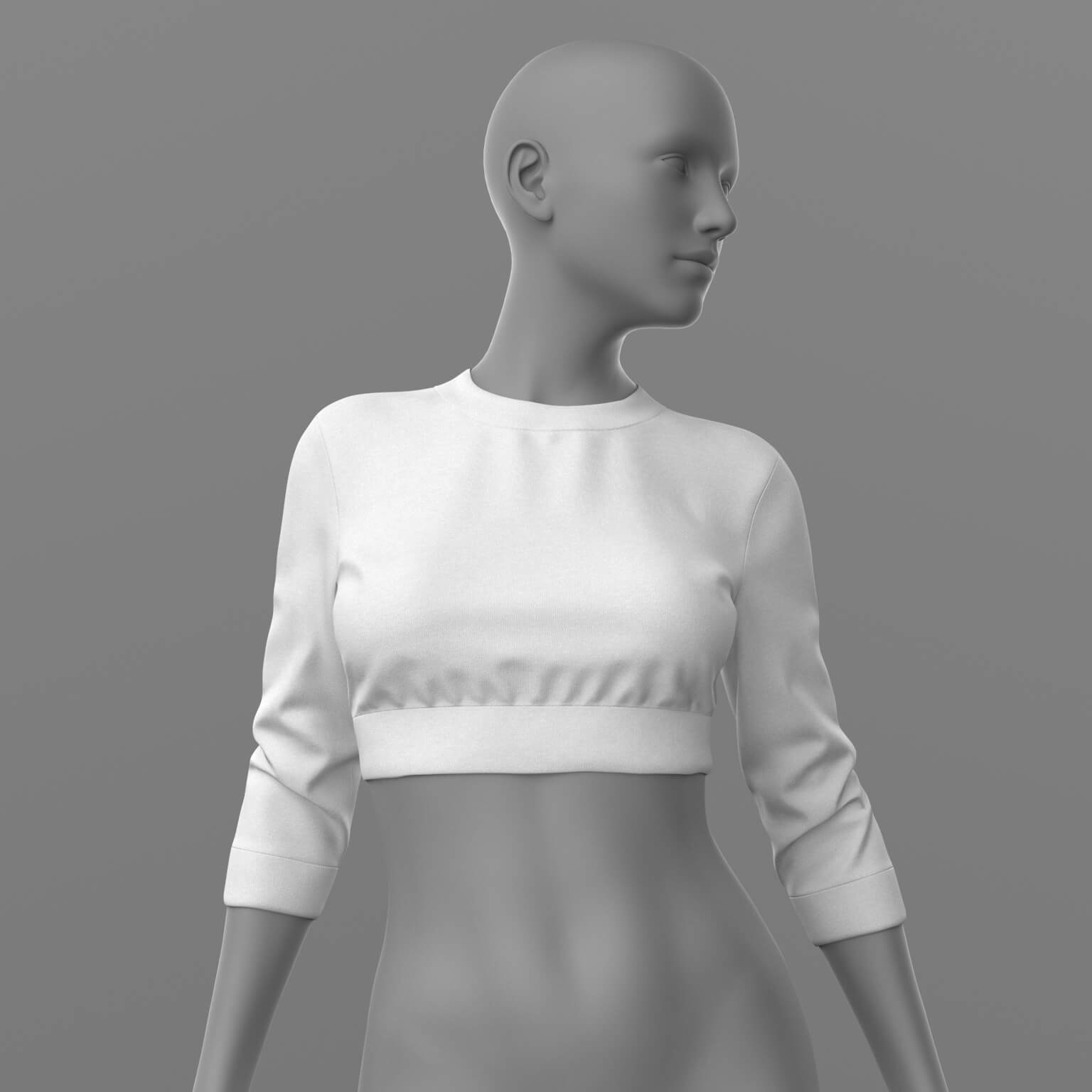 Sweatshirt Short Skirt and Sneakers G8 Female Daz Content