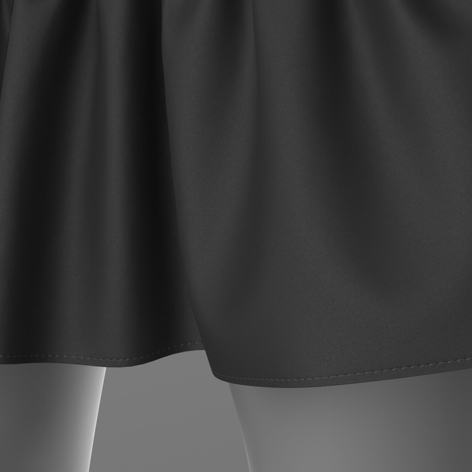 Sweatshirt Short Skirt and Sneakers G8 Female Daz Content
