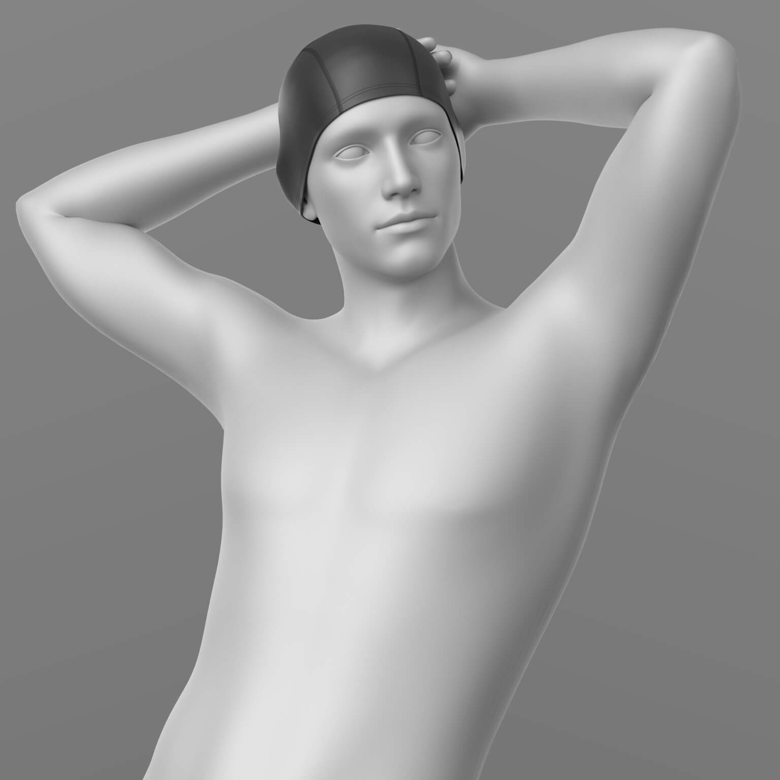 Swimming Cap and Goggles G8F G8M Daz Content