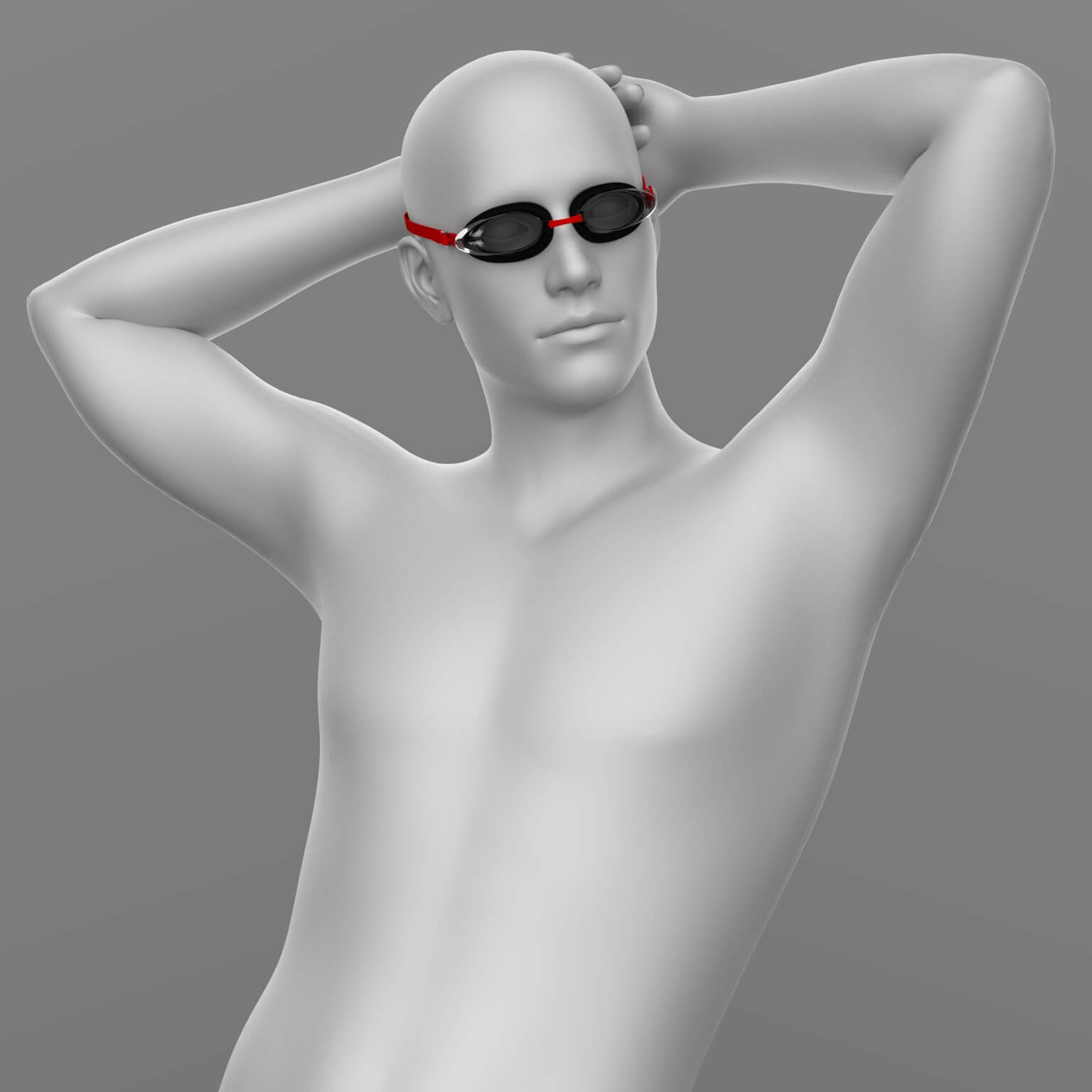 Swimming Cap and Goggles G8F G8M Daz Content