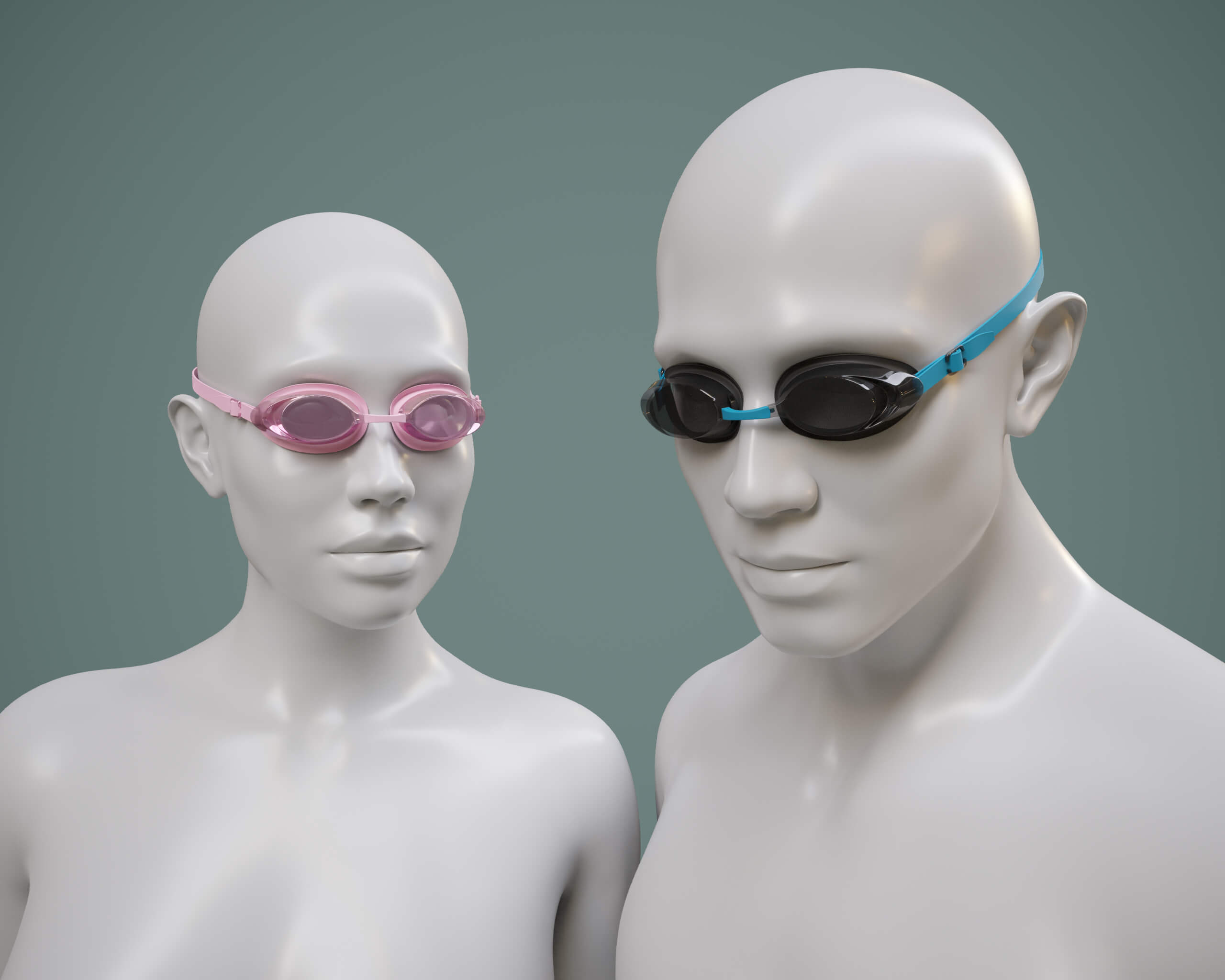 Swimming Trunks Goggles Cap G9 Daz Content