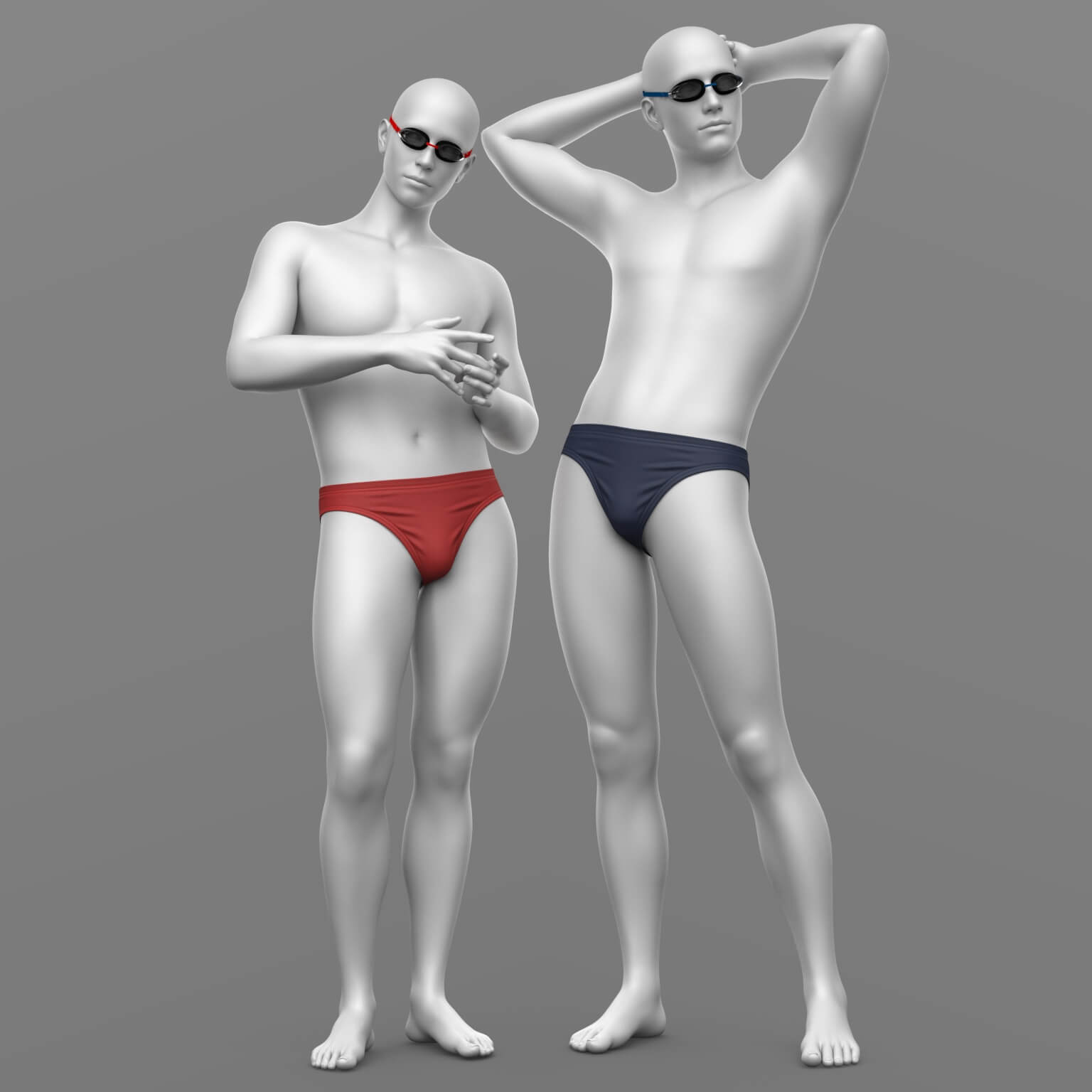 Swimming Trunks SwimGoggles G9 G8M Daz Content