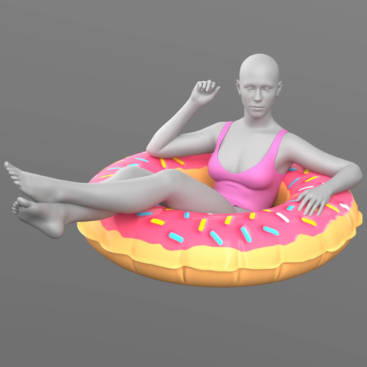 Swimsuit 05v Swimming Circle G9 Daz Content