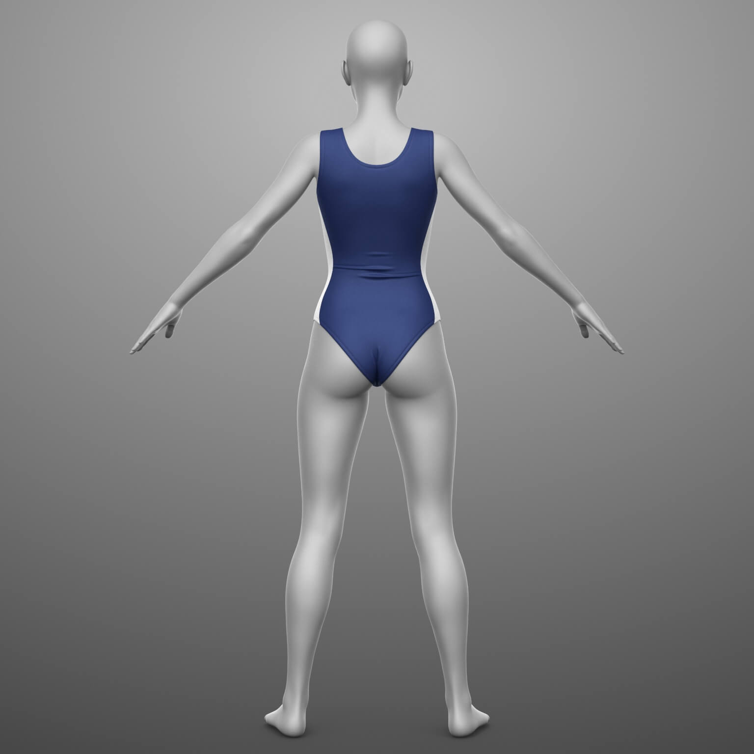 Swimsuit with Zipper G8 Female Daz Content