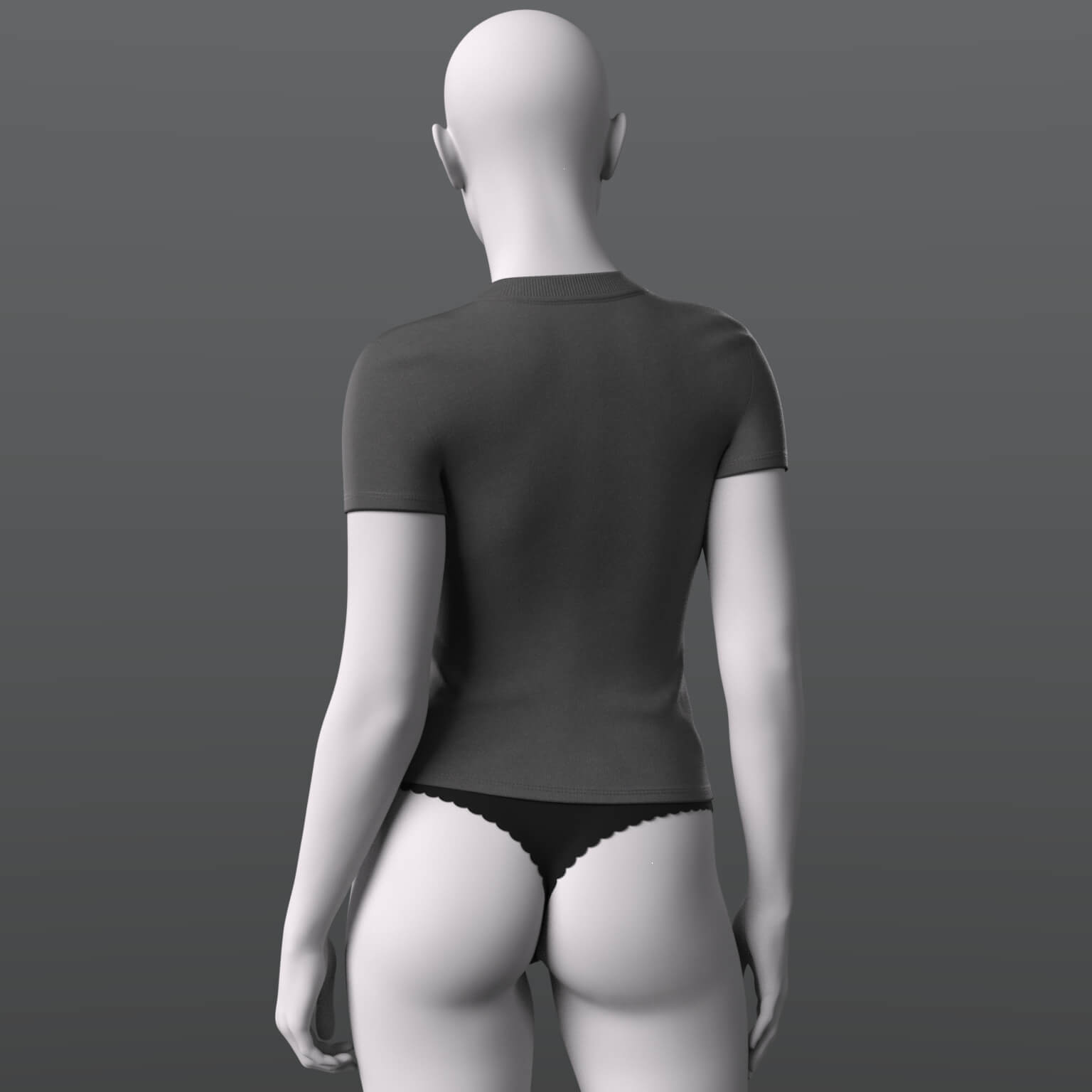 T Shirt 2v and Denim Panties G9 Daz Content