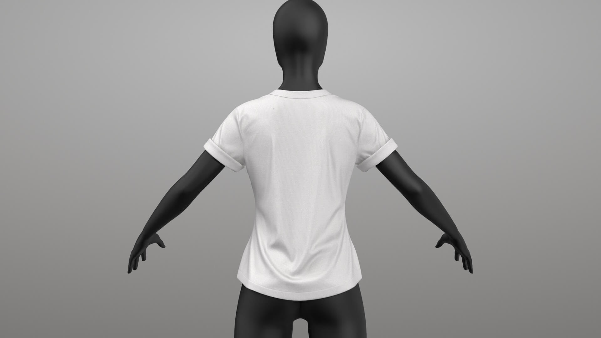 T-Shirt 2v 3D Model