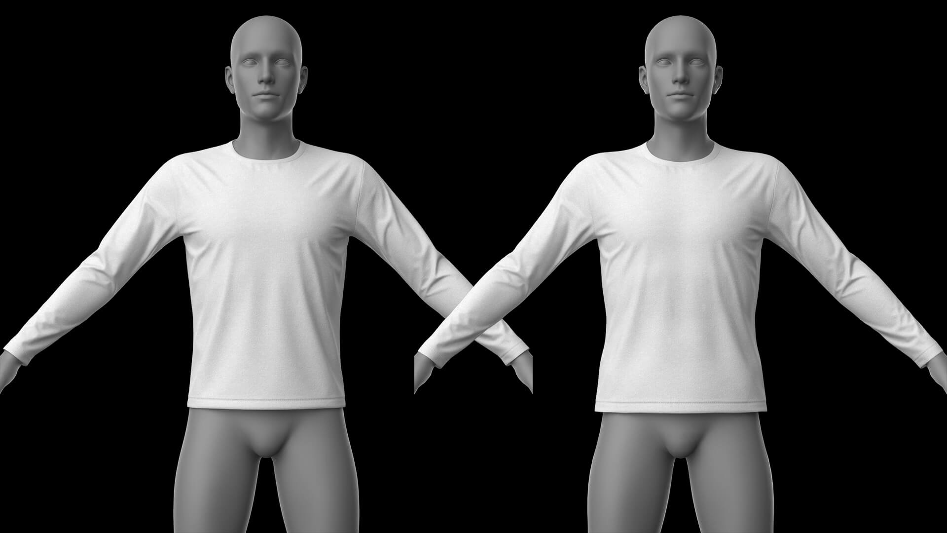 T-Shirt Longsleeve G8 Male Daz Content