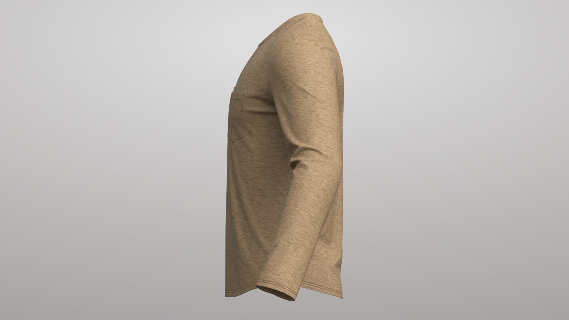 T-Shirt Male 4V 3D Model