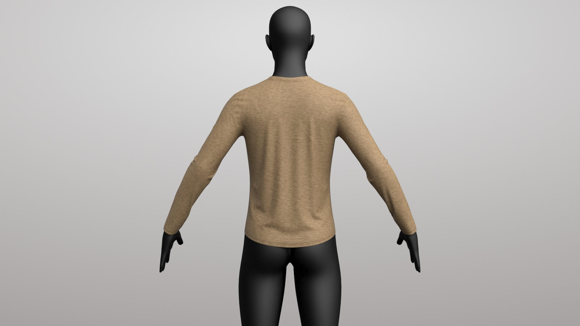 T-Shirt Male 4V 3D Model
