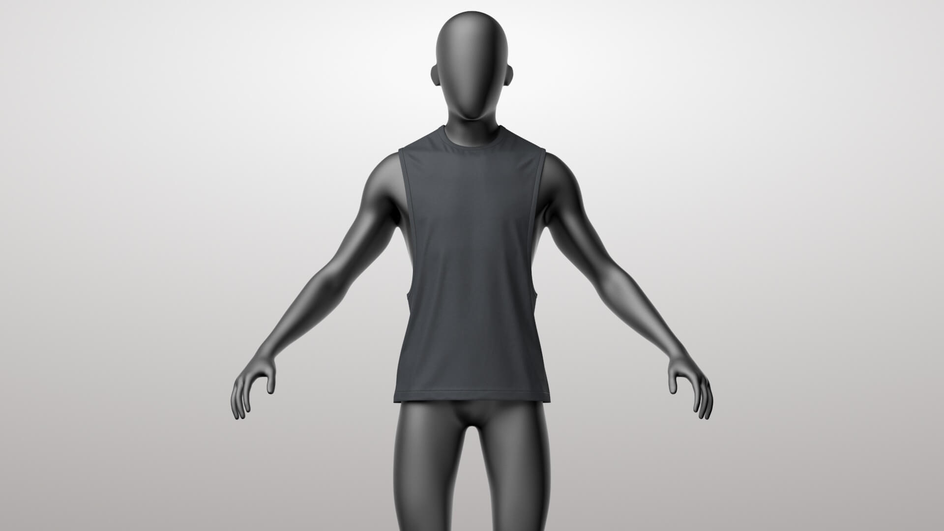 Tank Top 3v 3D Model 3D Model