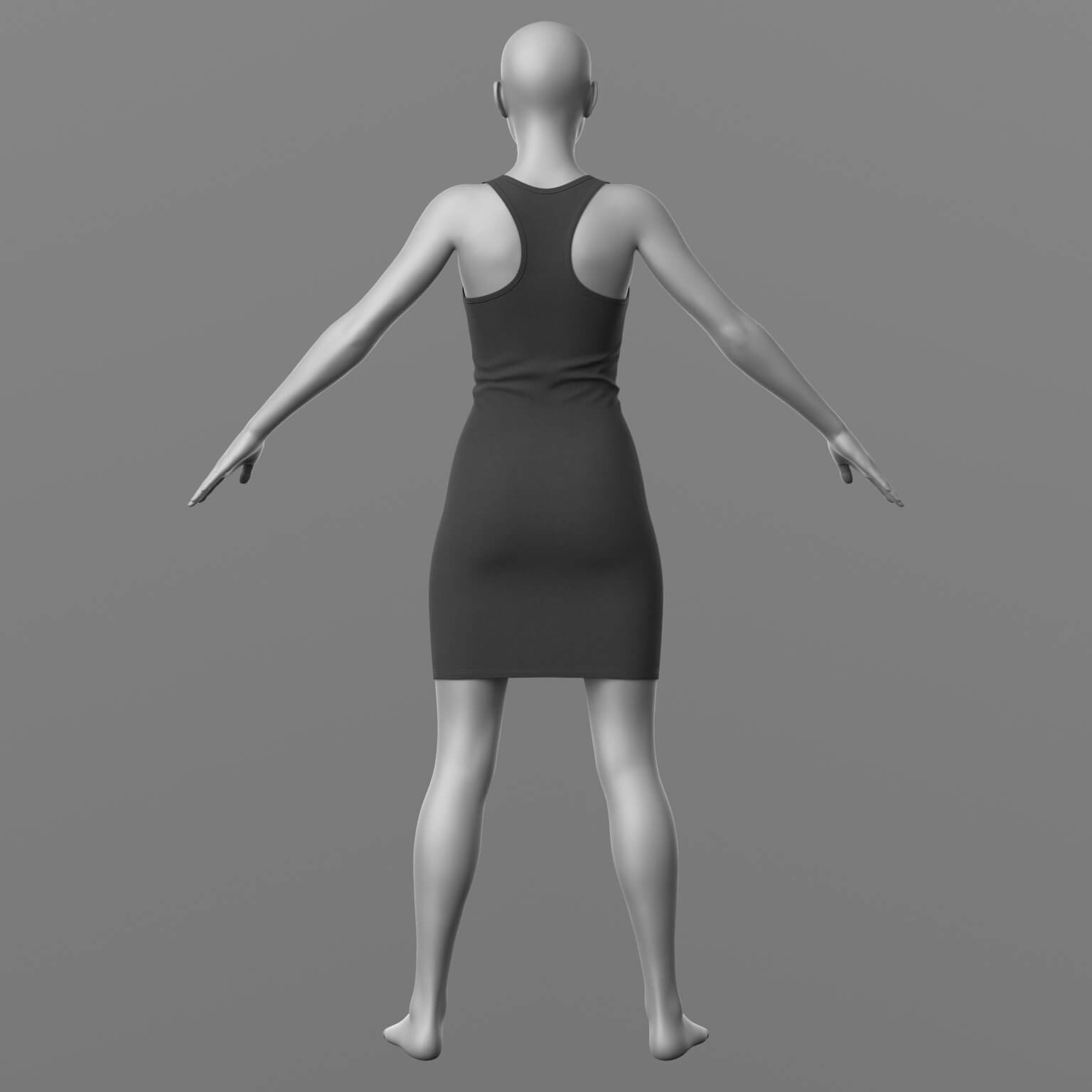 Tank Top Dress G8 Female Daz Content