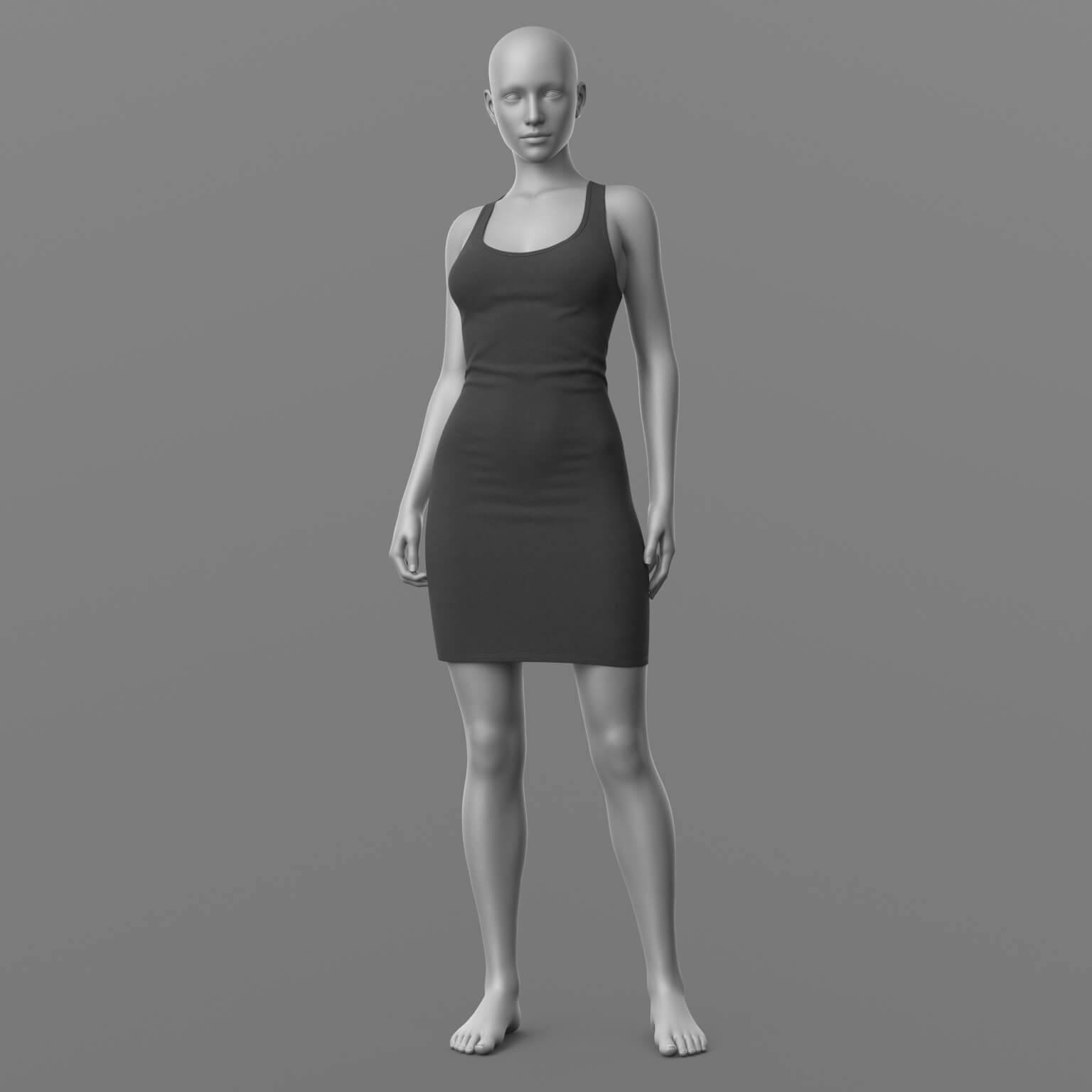 Tank Top Dress G8 Female Daz Content