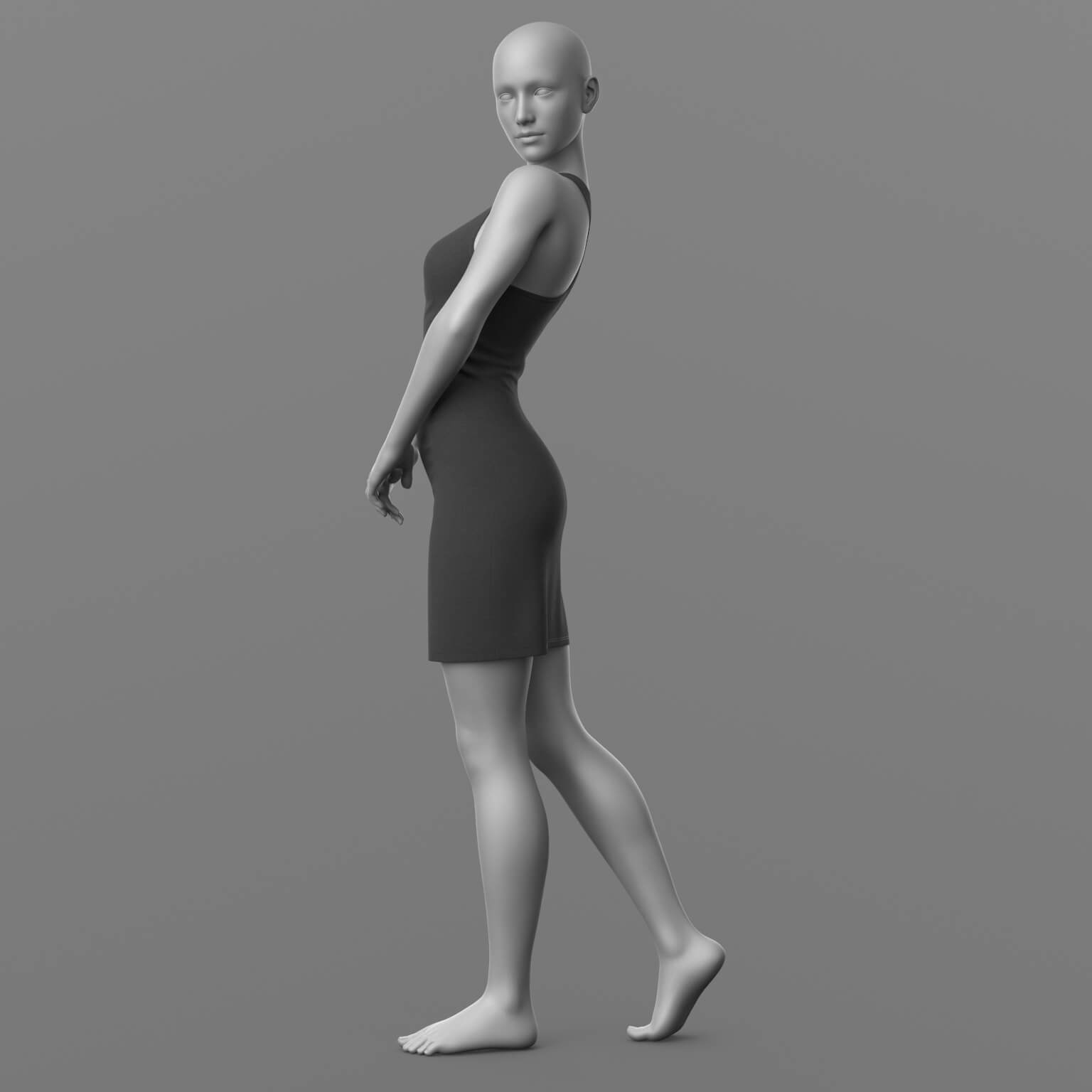 Tank Top Dress G8 Female Daz Content
