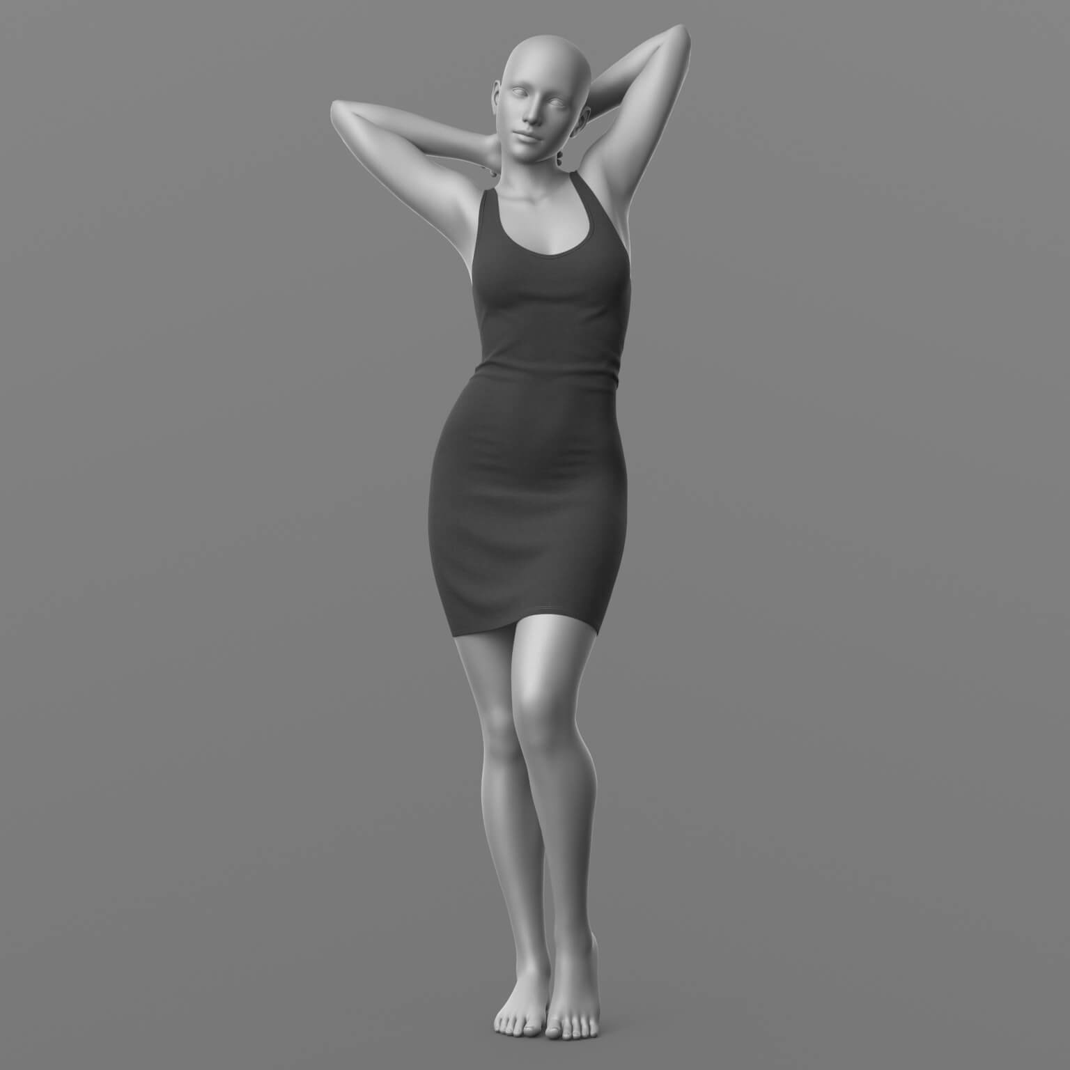 Tank Top Dress G8 Female Daz Content