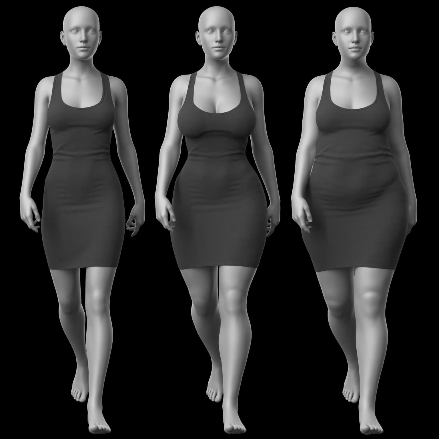 Tank Top Dress G8 Female Daz Content