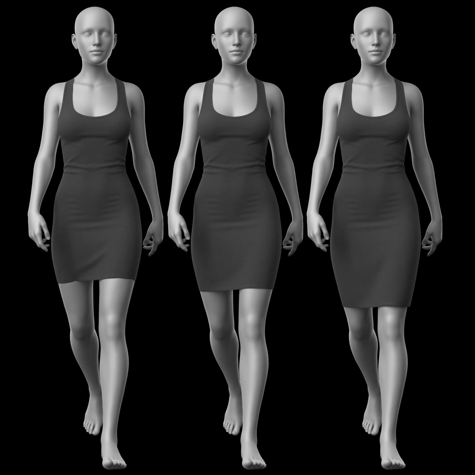 Tank Top Dress G8 Female Daz Content