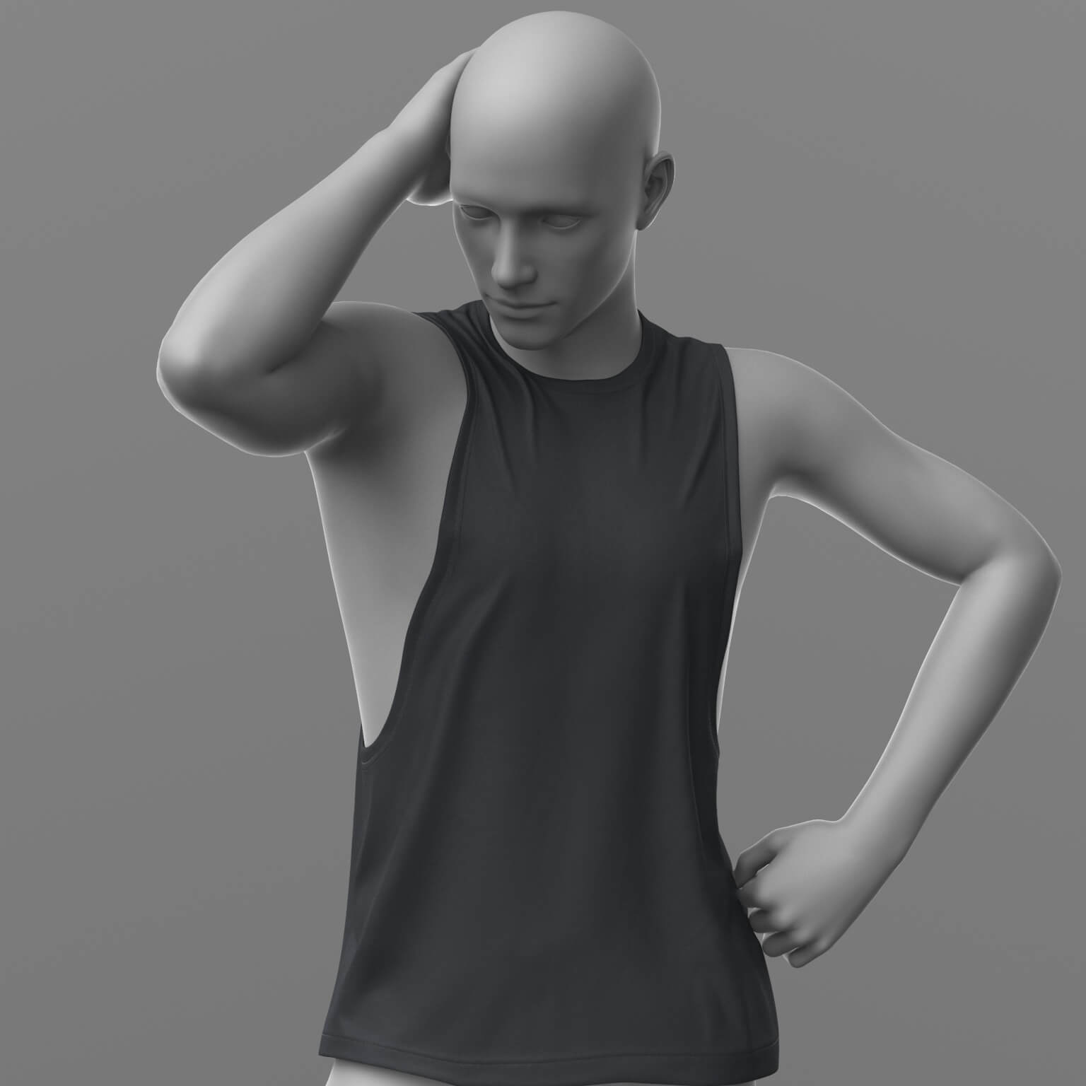 Tank Top G8 Male DAZ Daz Content