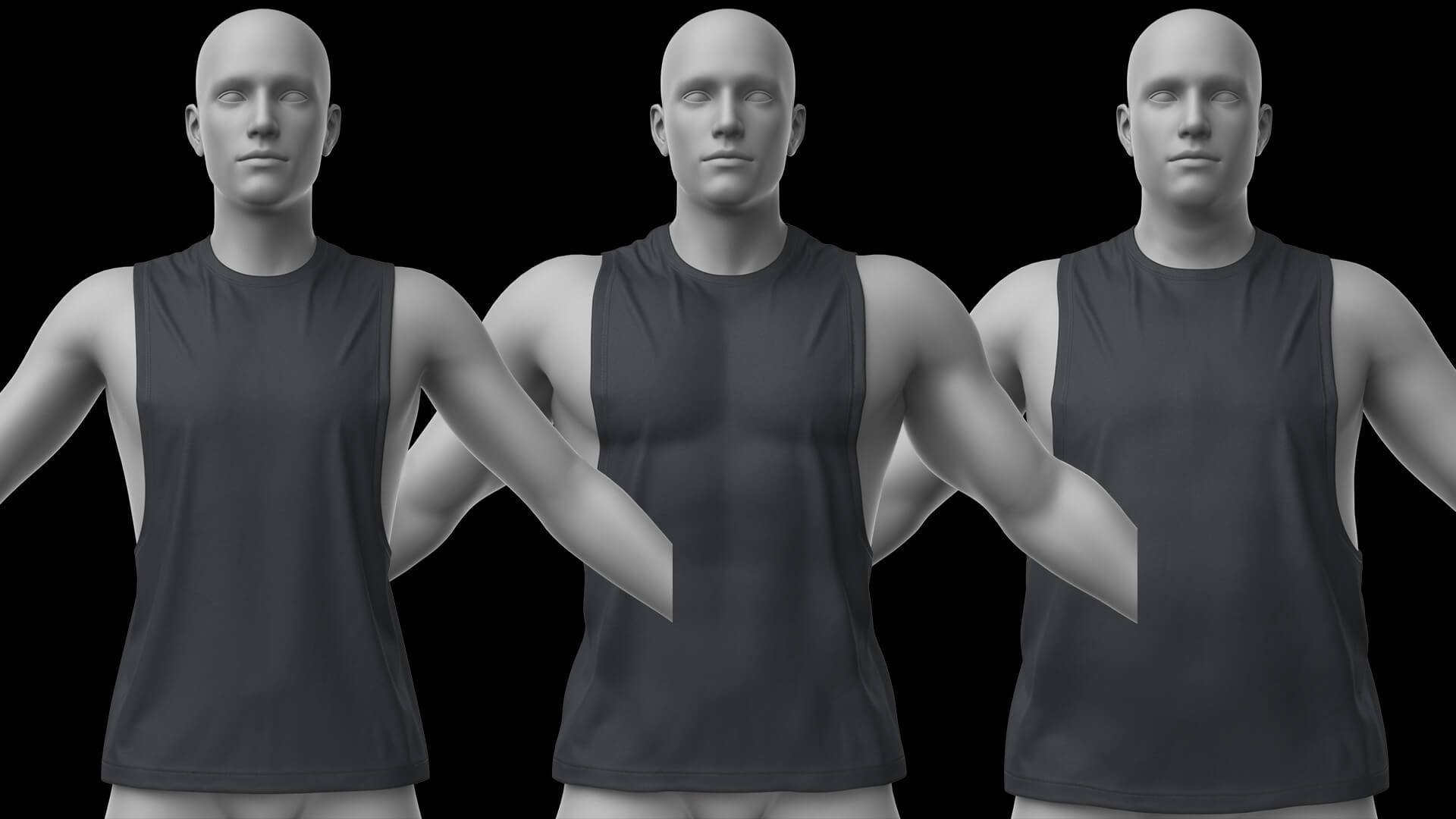 Tank Top G8 Male DAZ Daz Content