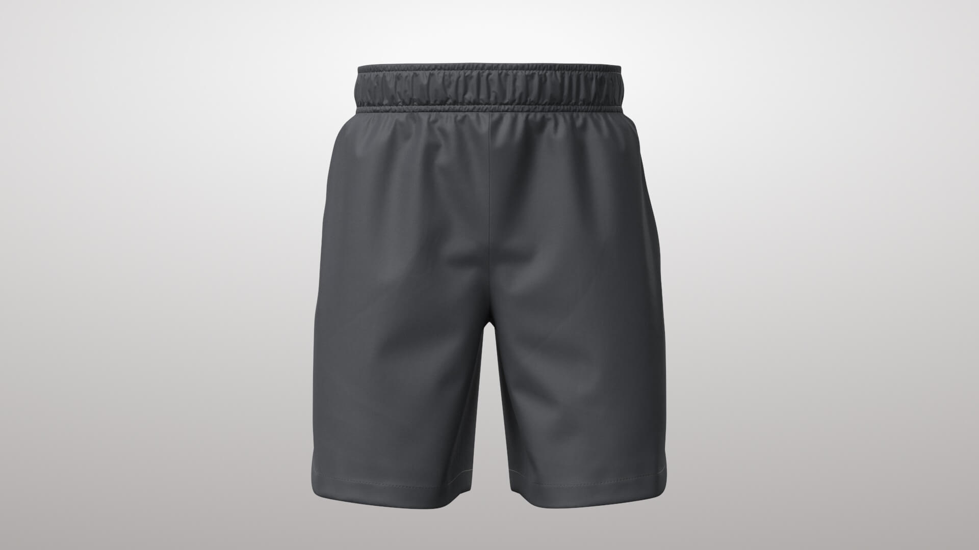 Tank Top Male 3v Shorts 3v 3D Model 3D Model
