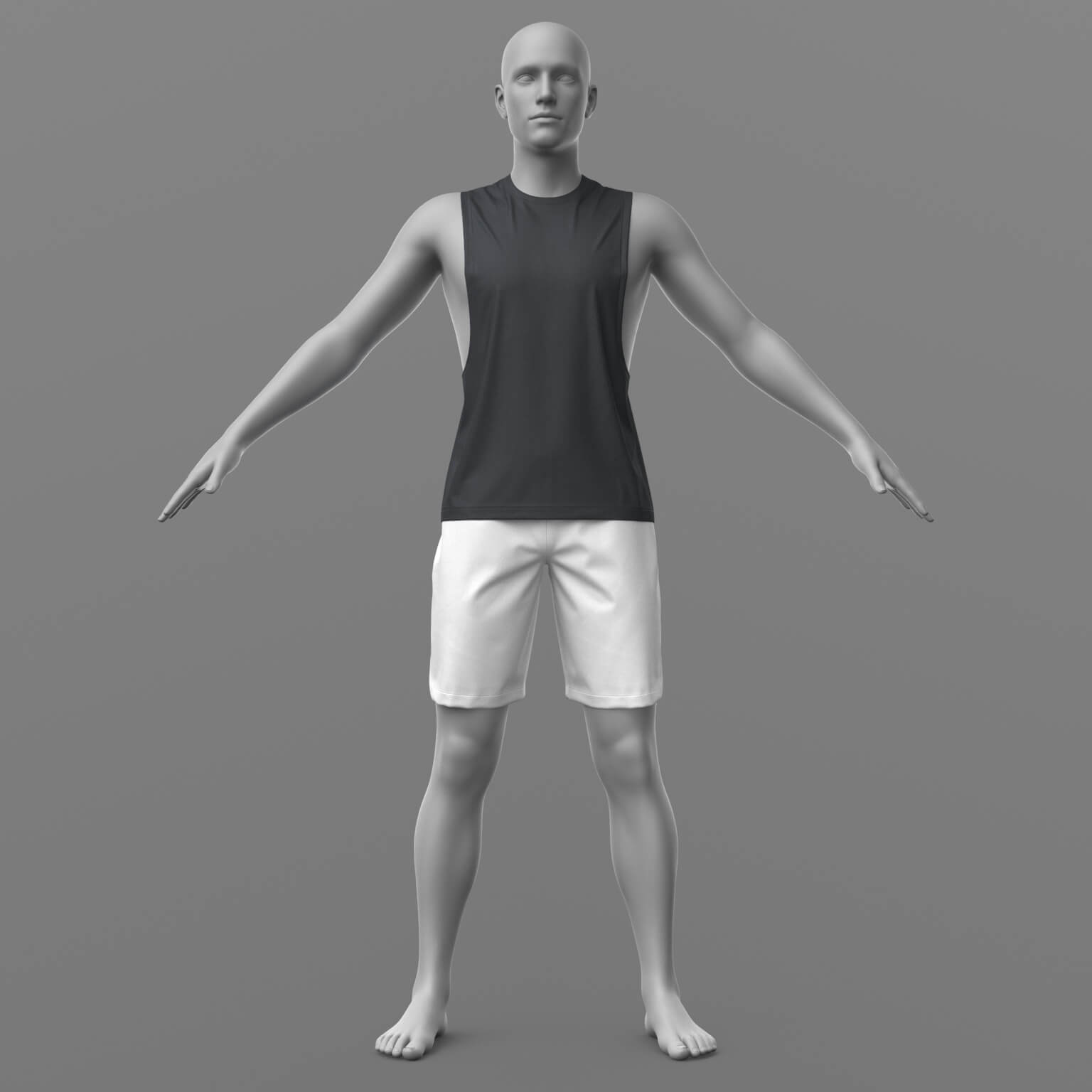Tank Top and Shorts G8 Male Daz Daz Content