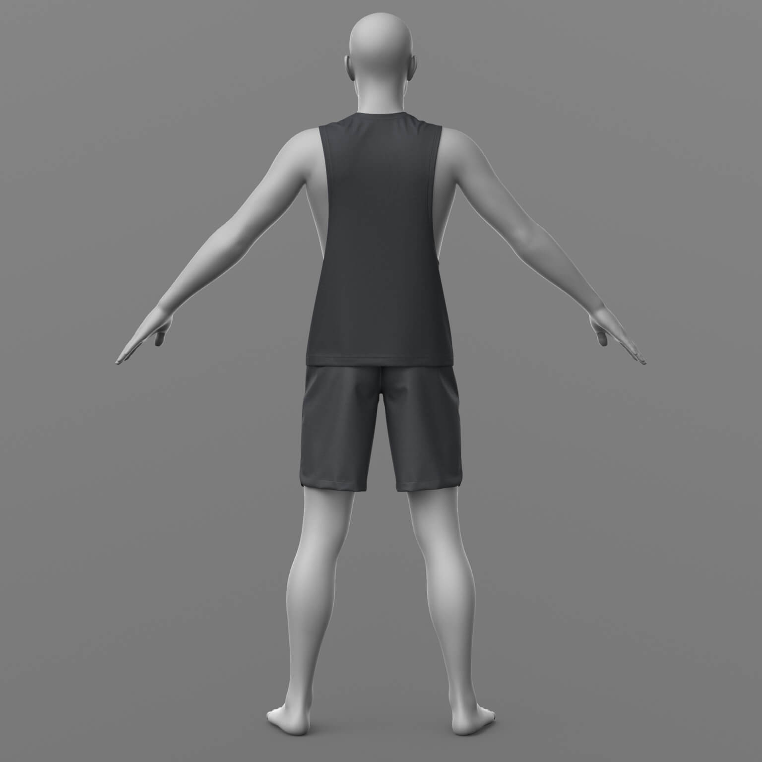 Tank Top and Shorts G8 Male Daz Daz Content