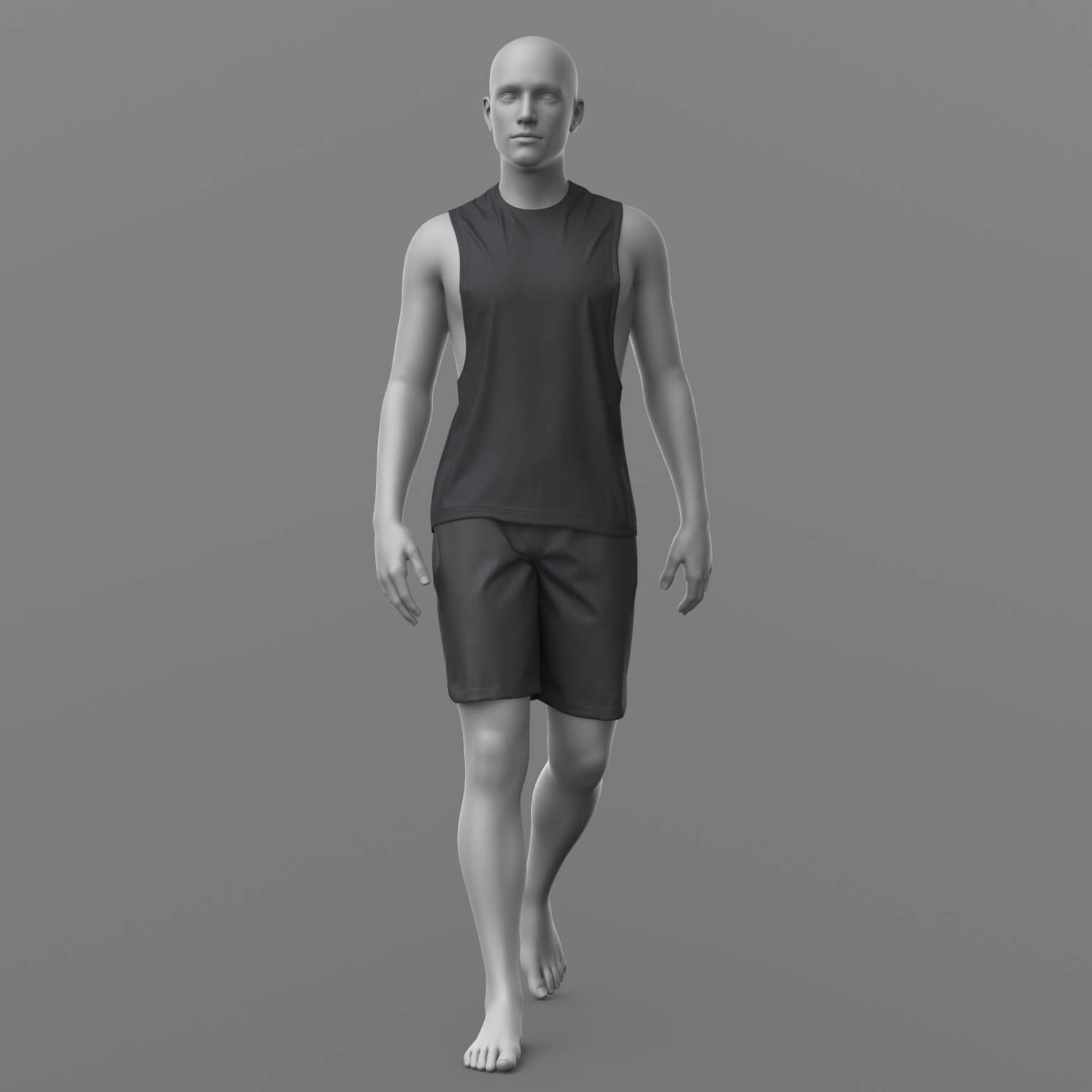 Tank Top and Shorts G8 Male Daz Daz Content