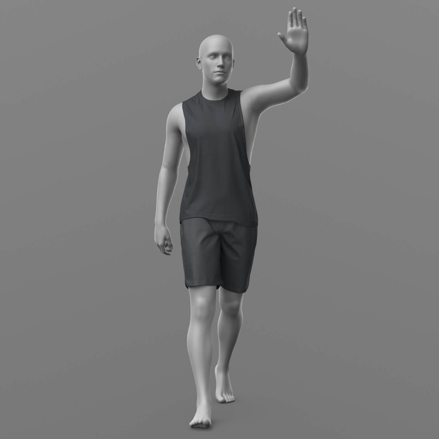 Tank Top and Shorts G8 Male Daz Daz Content