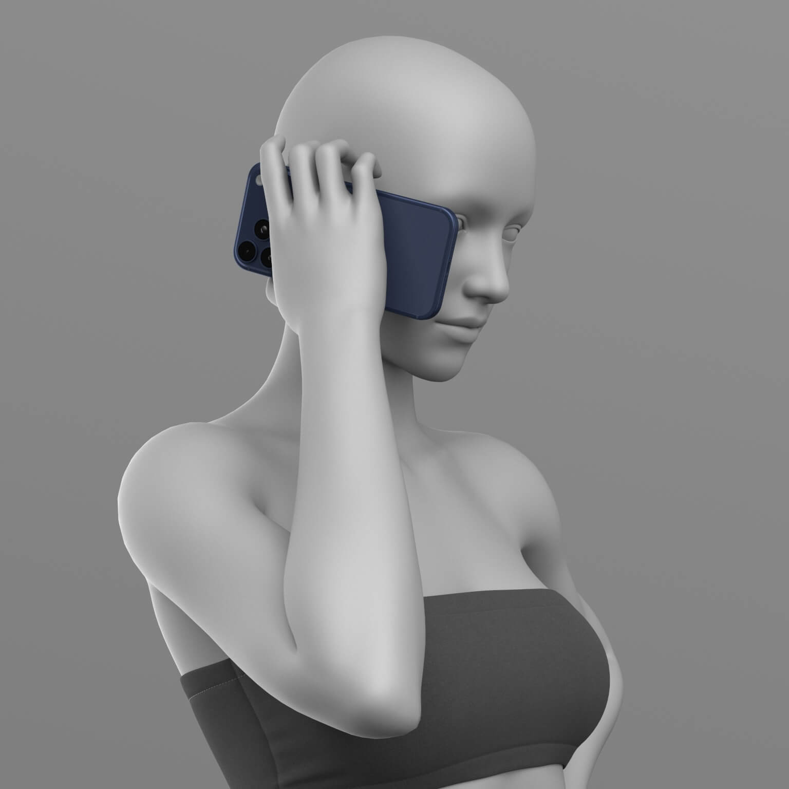 Telephone Pose and iPhone 17 Pro Max G8 Female Daz Content