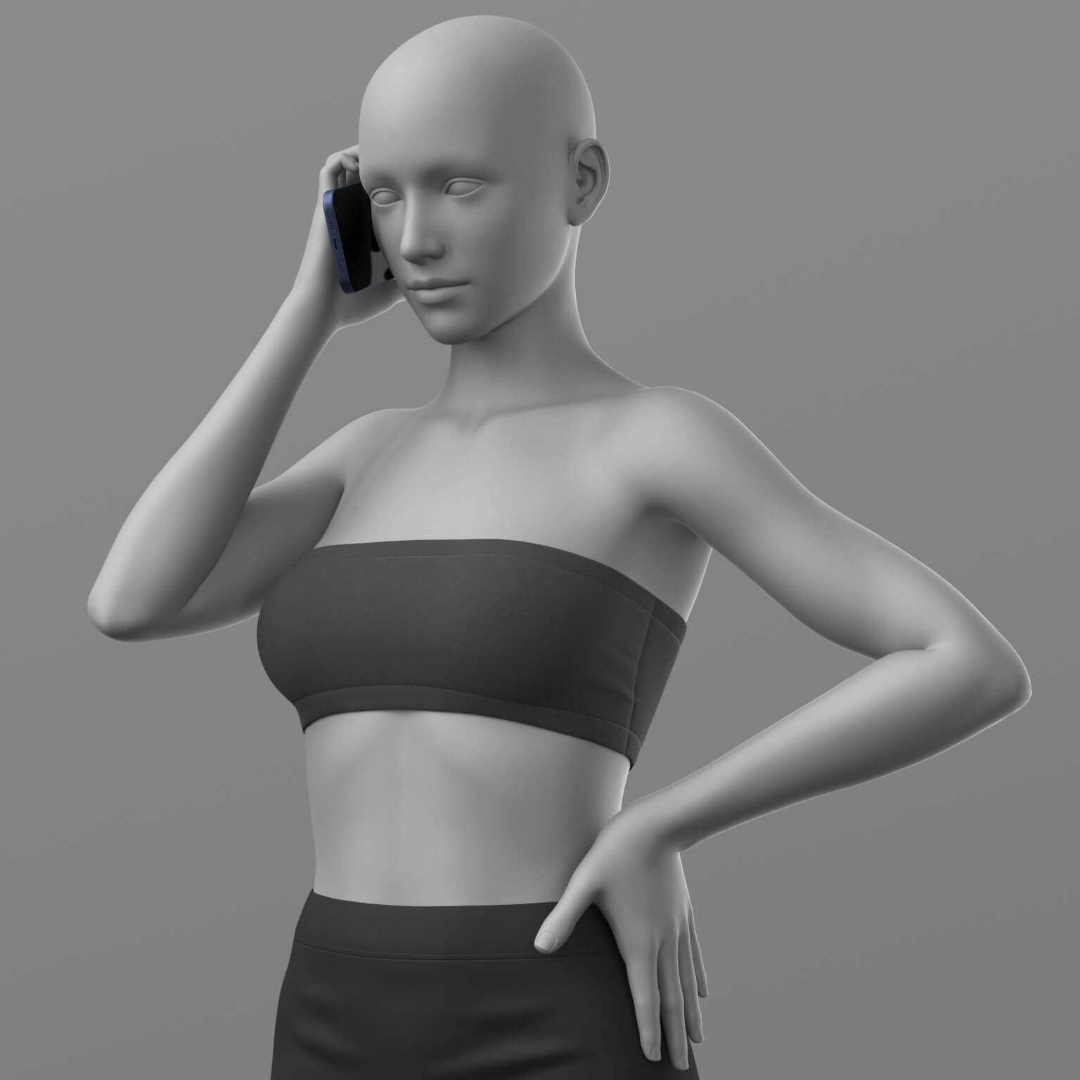 Telephone Pose and iPhone 17 Pro Max G8 Female Daz Content