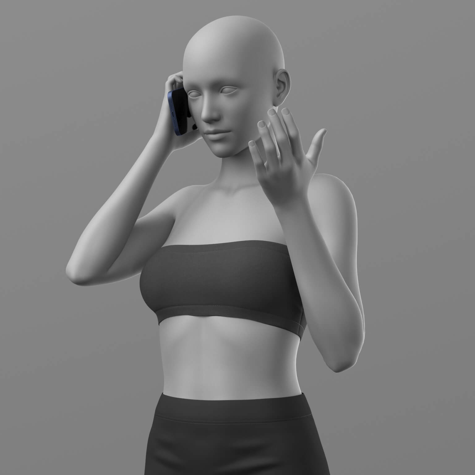 Telephone Pose and iPhone 17 Pro Max G8 Female Daz Content