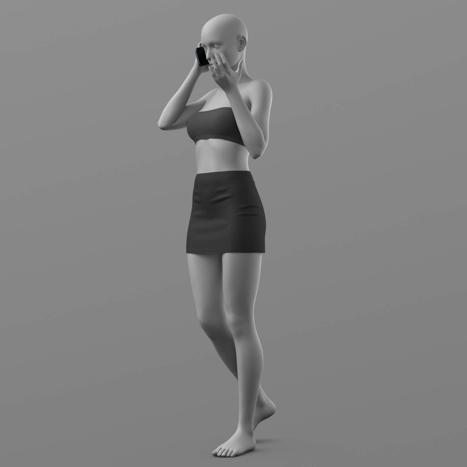 Telephone Pose and iPhone 17 Pro Max G8 Female Daz Content
