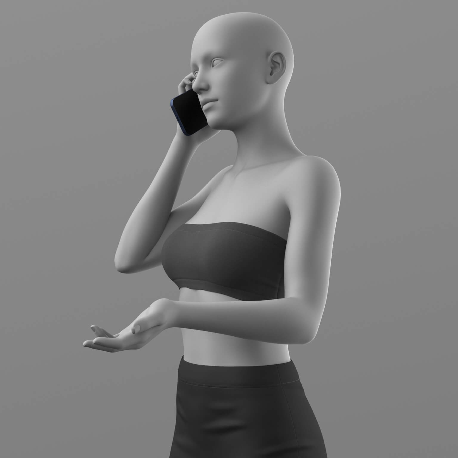 Telephone Pose and iPhone 17 Pro Max G8 Female Daz Content