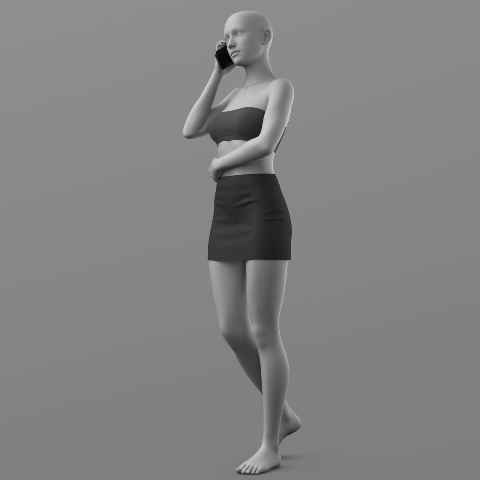 Telephone Pose and iPhone 17 Pro Max G8 Female Daz Content