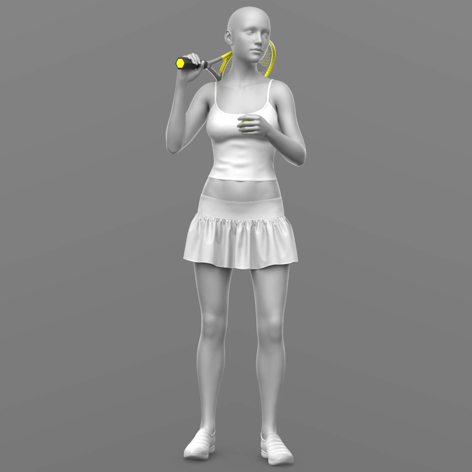 Tennis Set 02v G8 Female Daz Content