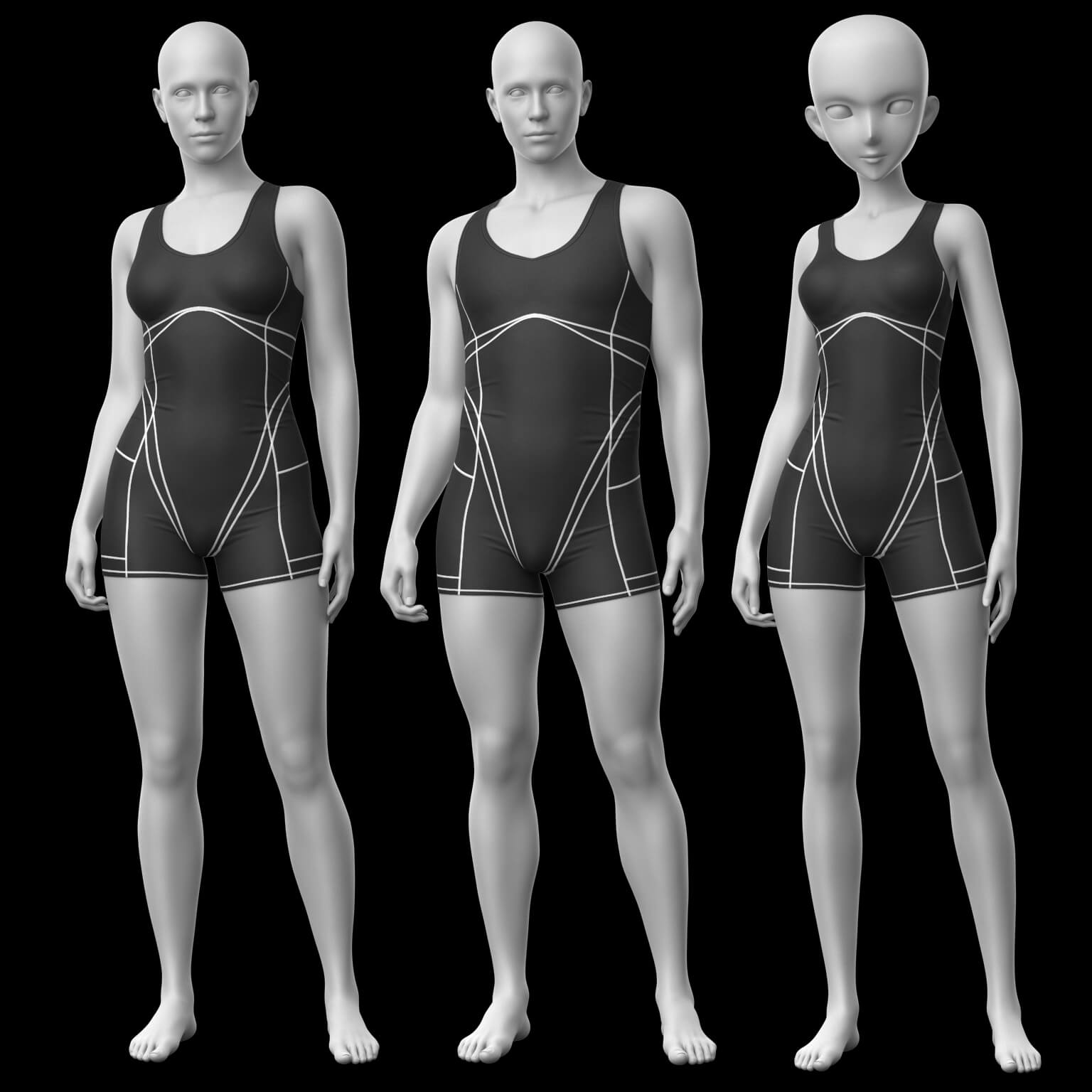 Textures Stitches Wrestling Overalls G8 G9 Daz Content