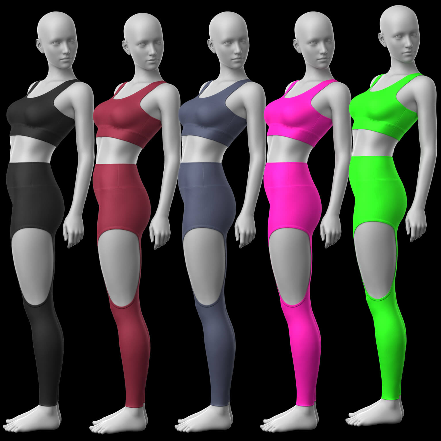 Textures Holes Leggings G9 and G8F Daz Content