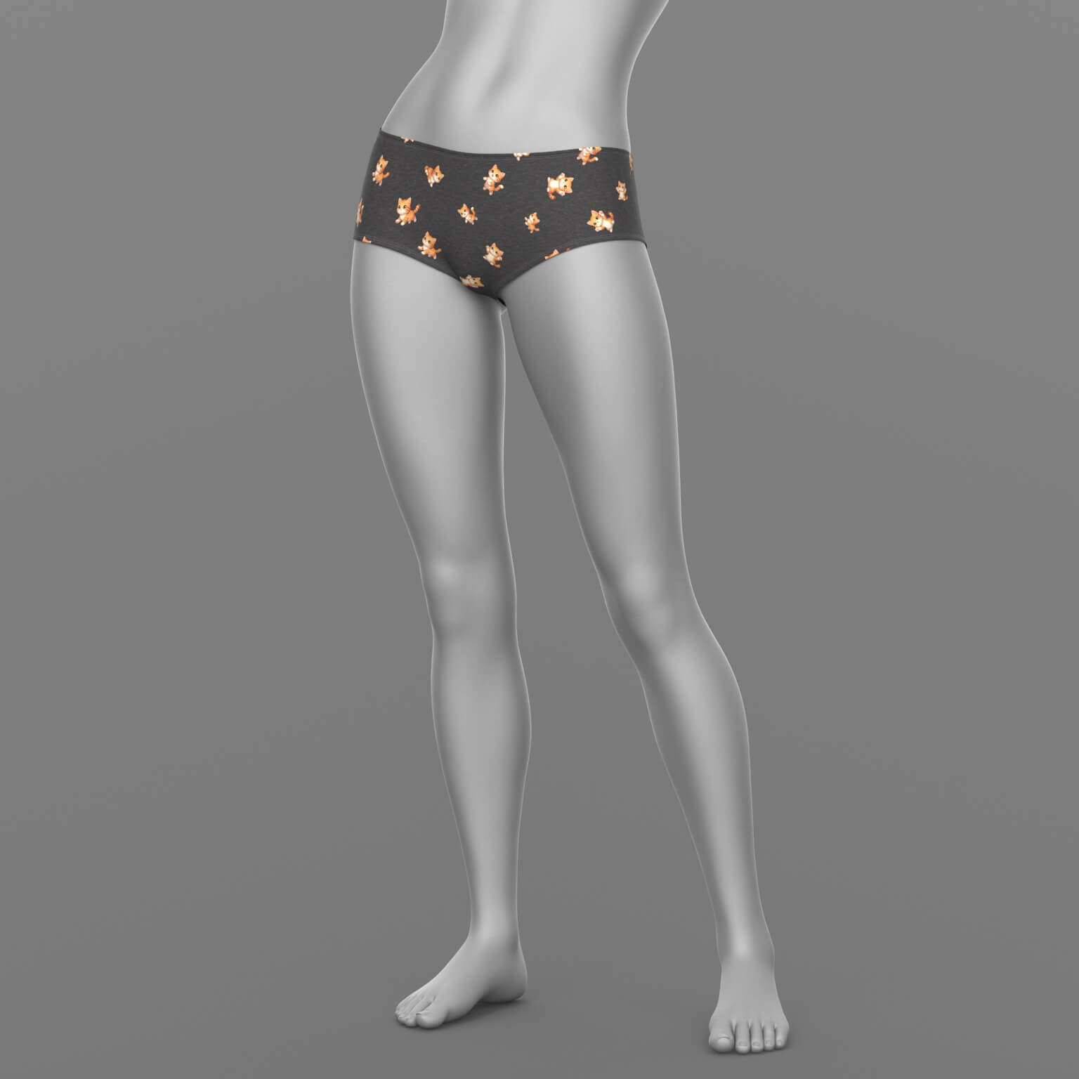 Textures Kittens for Panties Shorts G8 G9 Daz Content