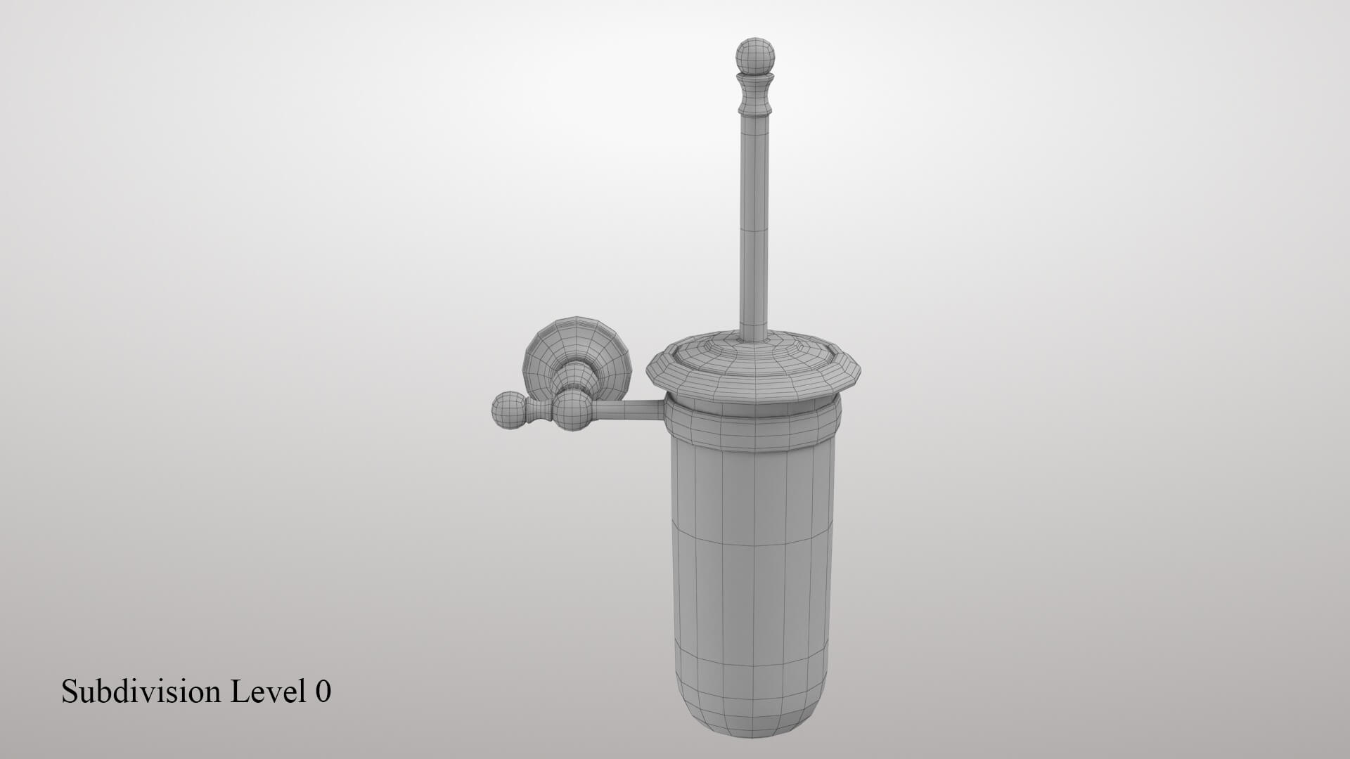Toilet Brush 3D Model