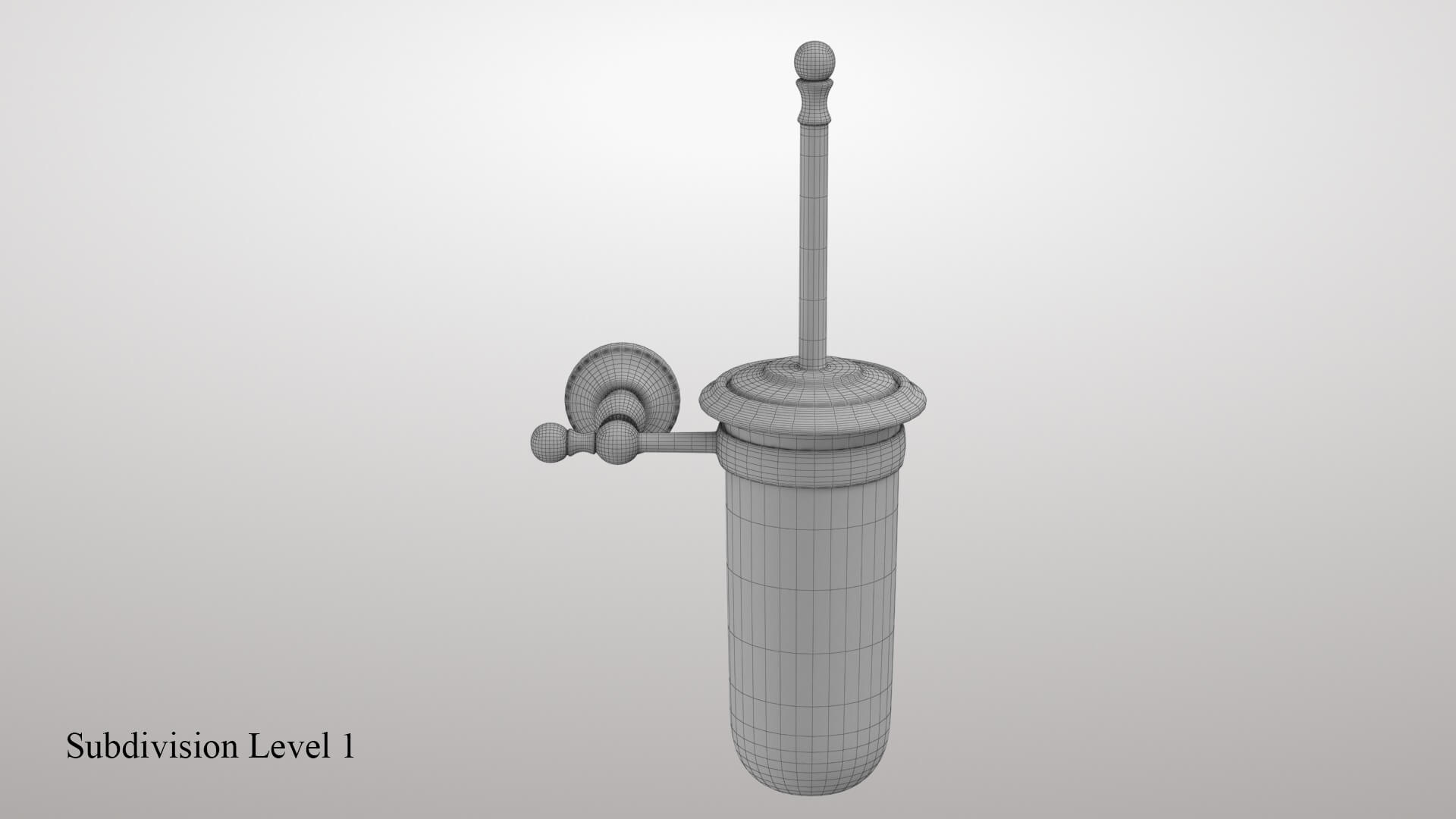 Toilet Brush 3D Model