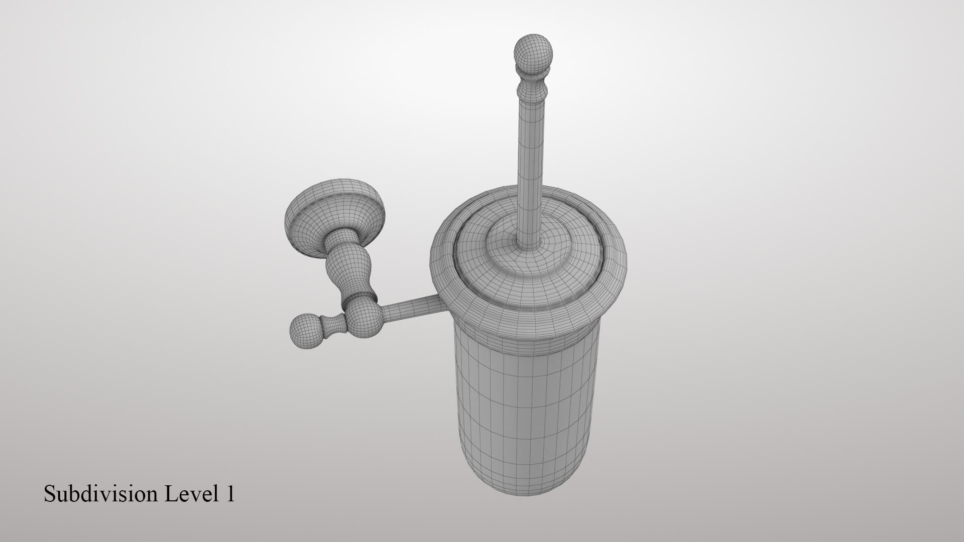 Toilet Brush 3D Model