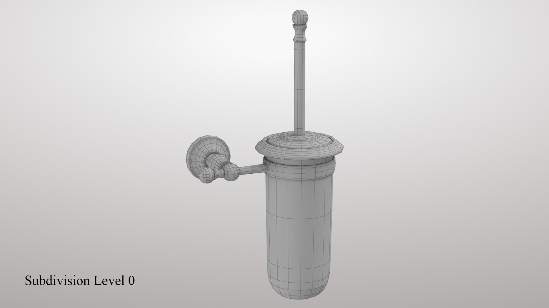 Toilet Brush 3D Model