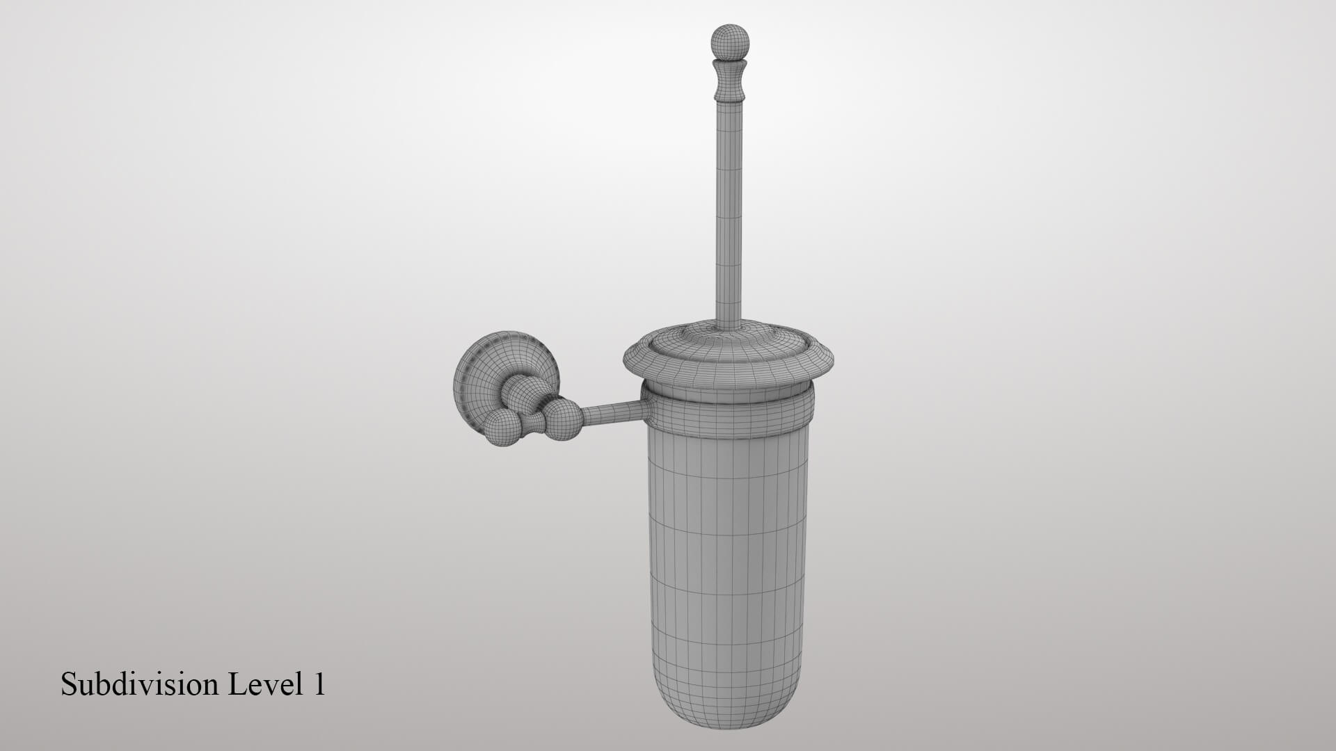 Toilet Brush 3D Model