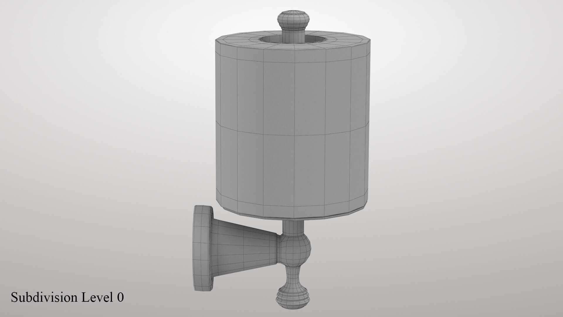 Toilet Paper Holder 3D Model