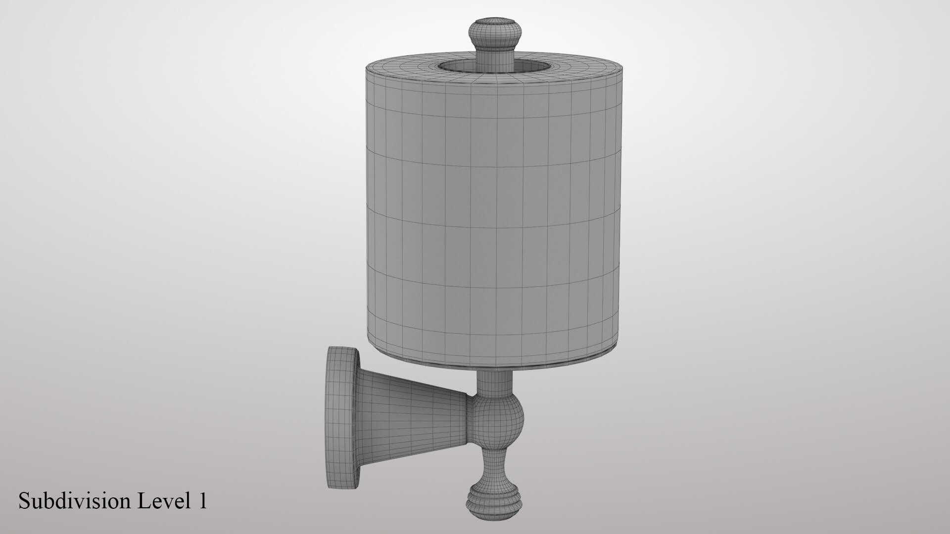 Toilet Paper Holder 3D Model