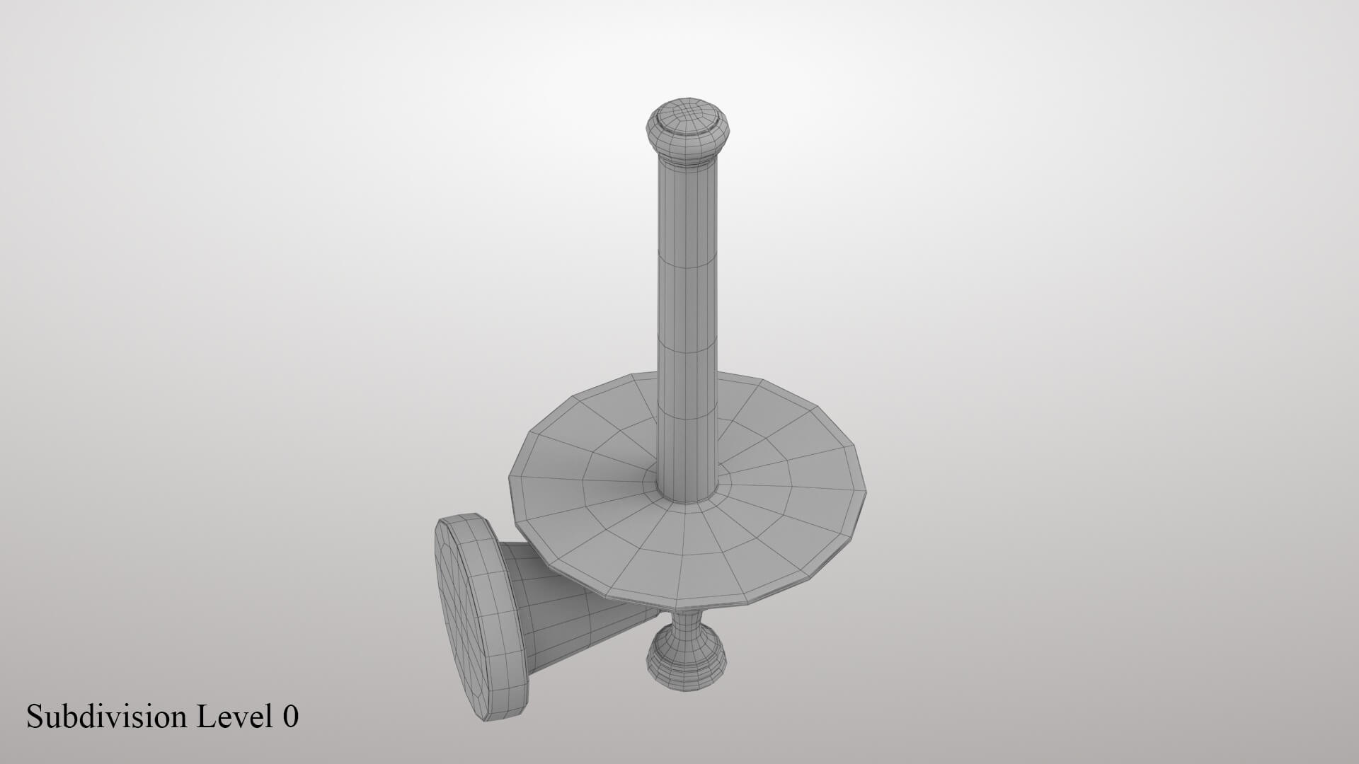 Toilet Paper Holder 3D Model